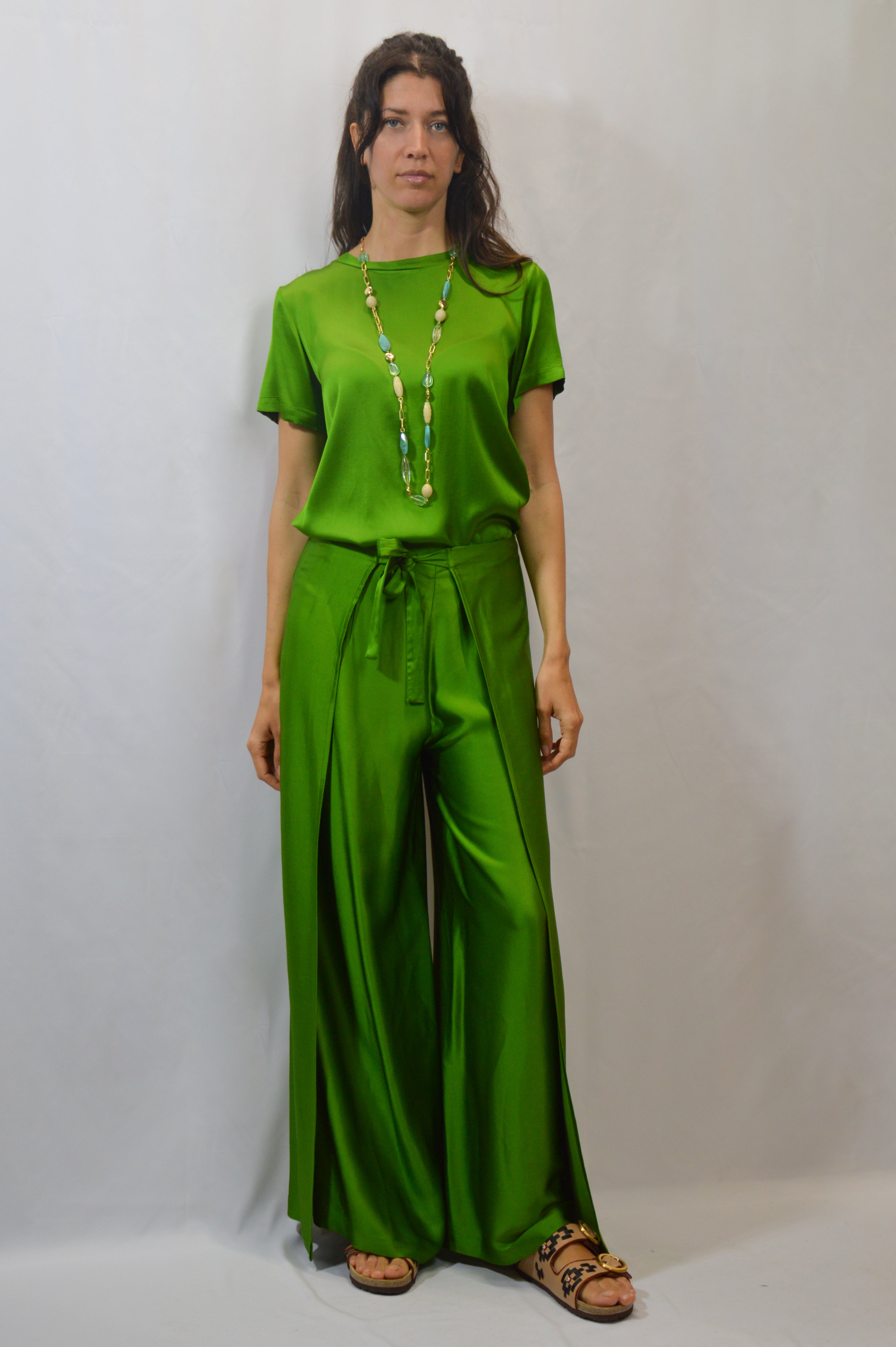 Pantalone pareo in viscosa Ottod’ame