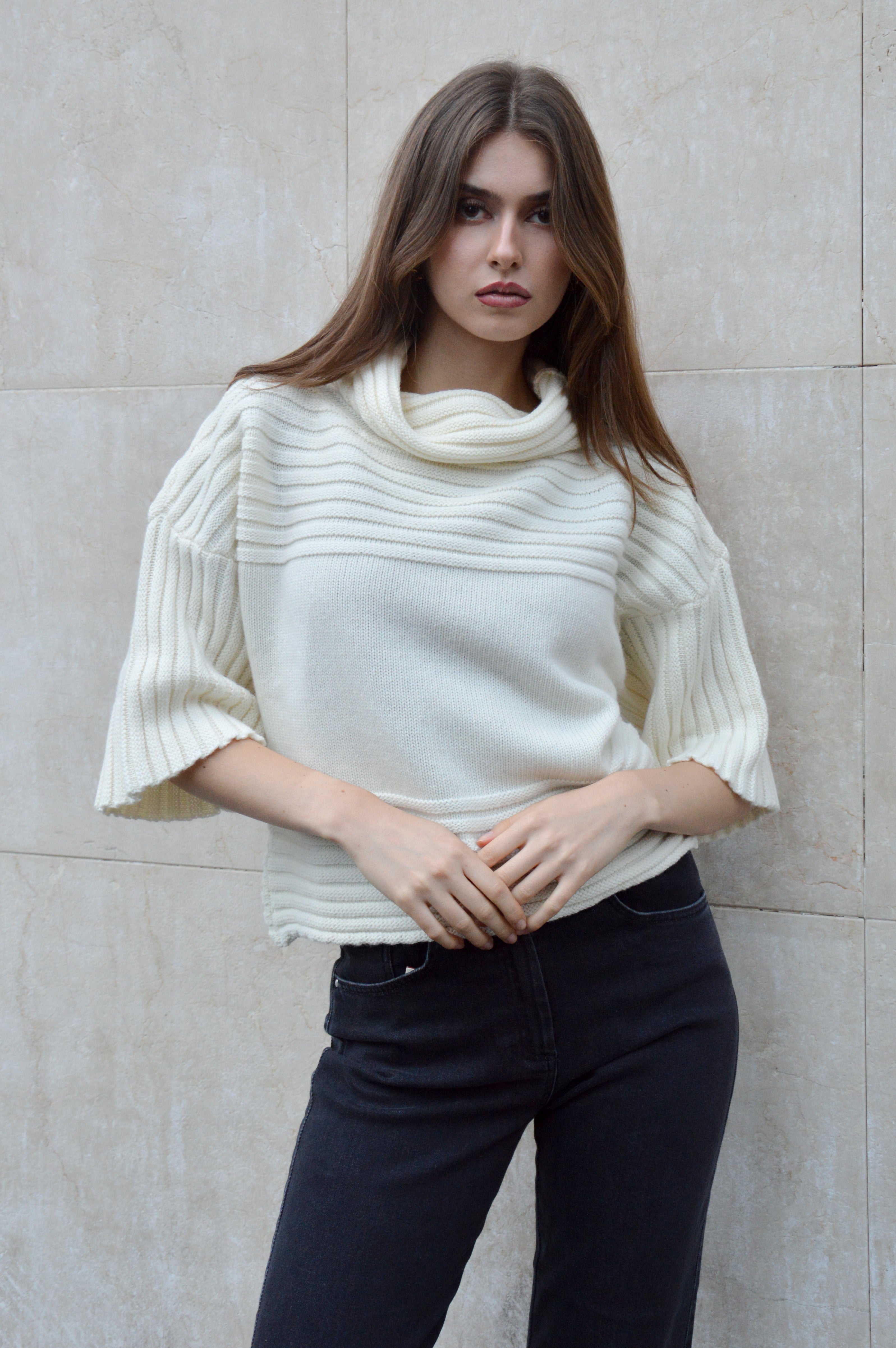 Maglione poncho - Filò