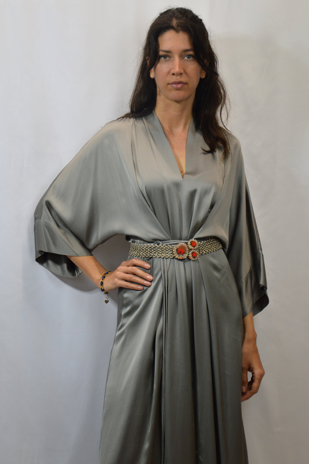 Abito lungo in viscosa Ottod’ame