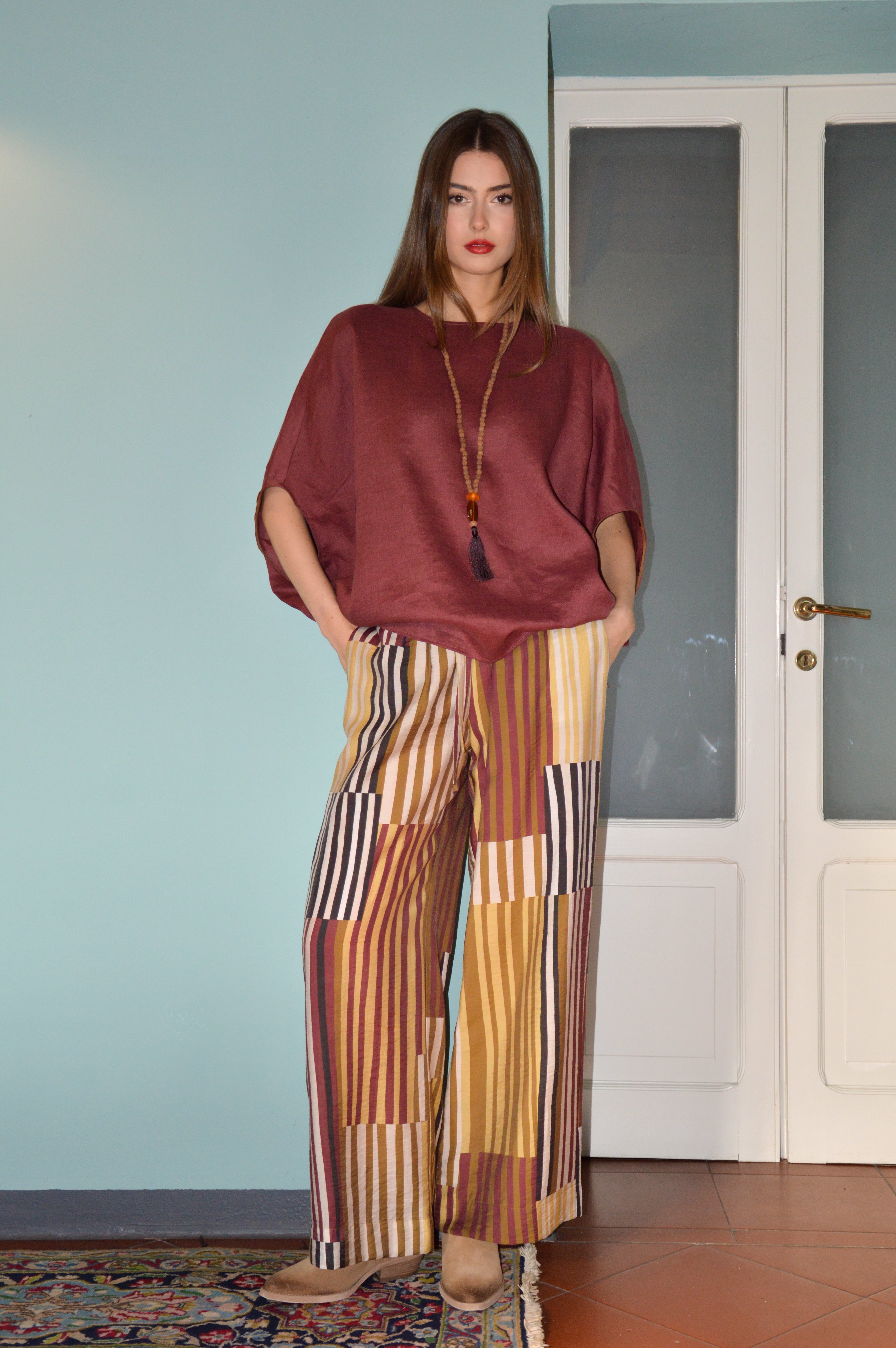 Pantaloni palazzo - Ottod'Ame