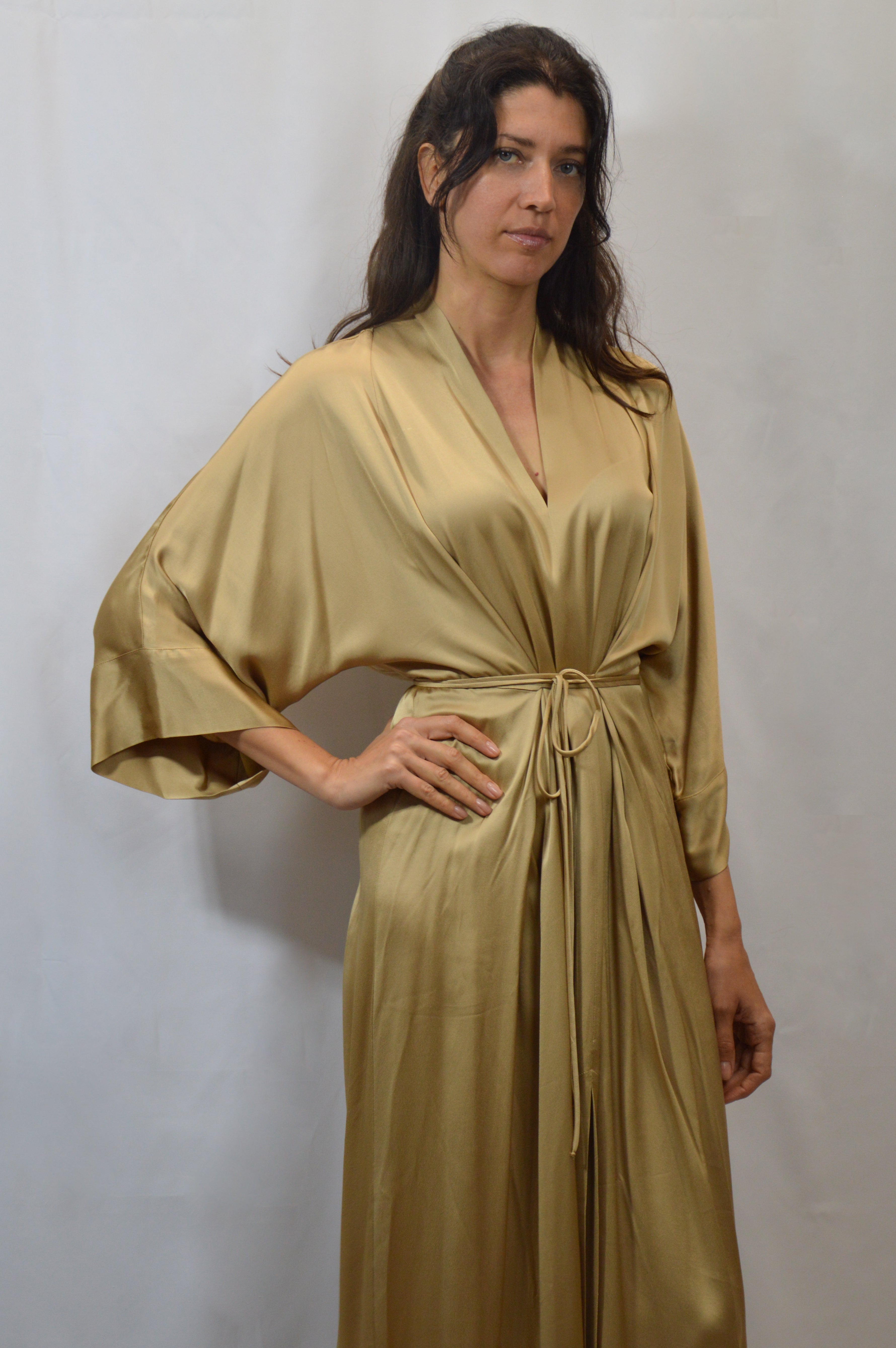 Abito lungo in viscosa Ottod’ame