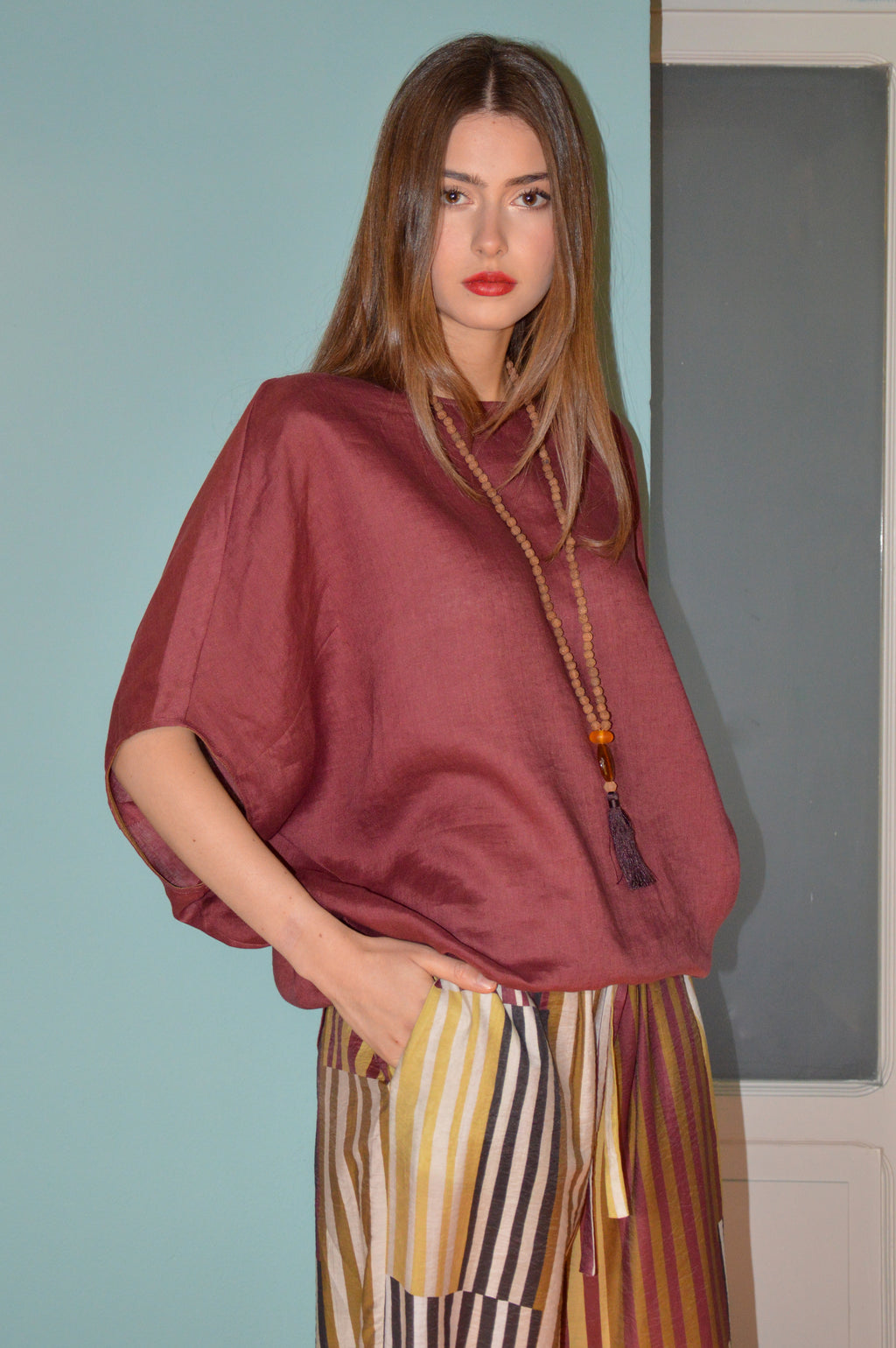 Blusa in lino - Ottod'Ame