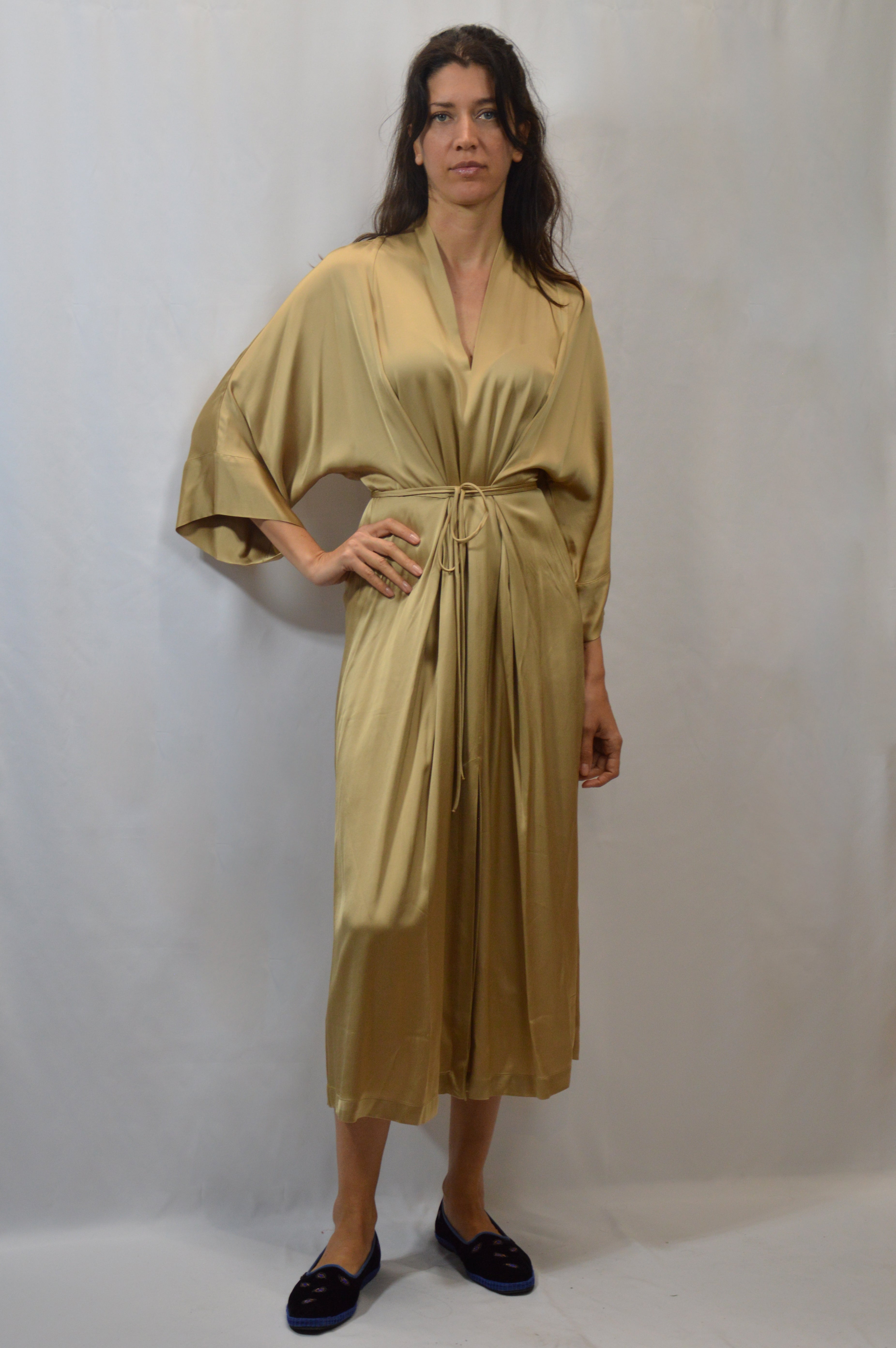 Abito lungo in viscosa Ottod’ame