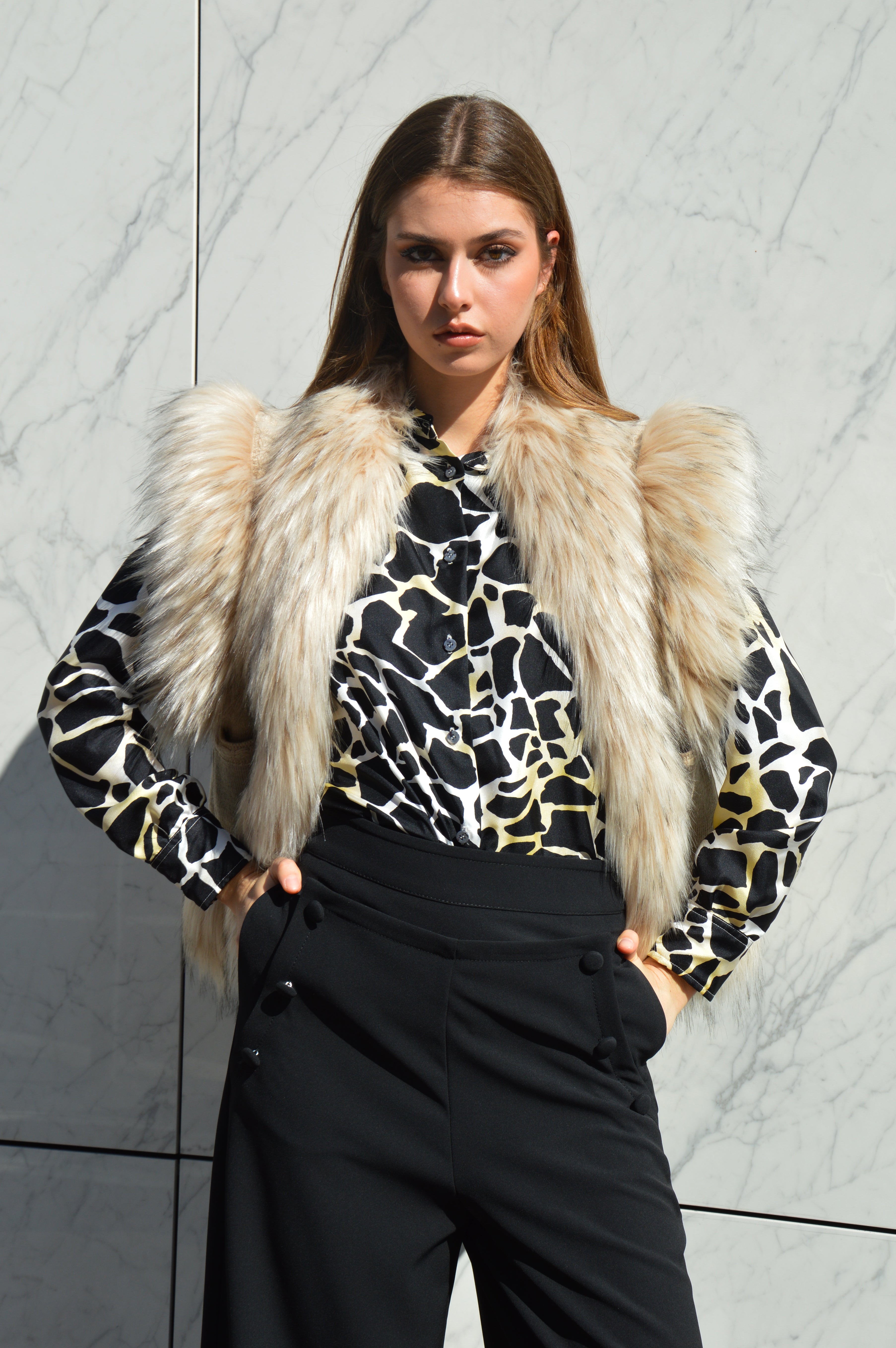 Gilet corto alpaca - The extreme collection