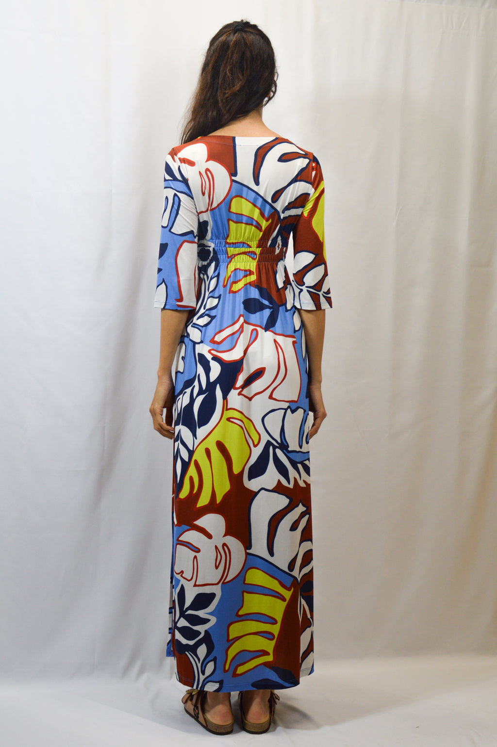 LONG KAFTAN NAVY - JUSTMINE