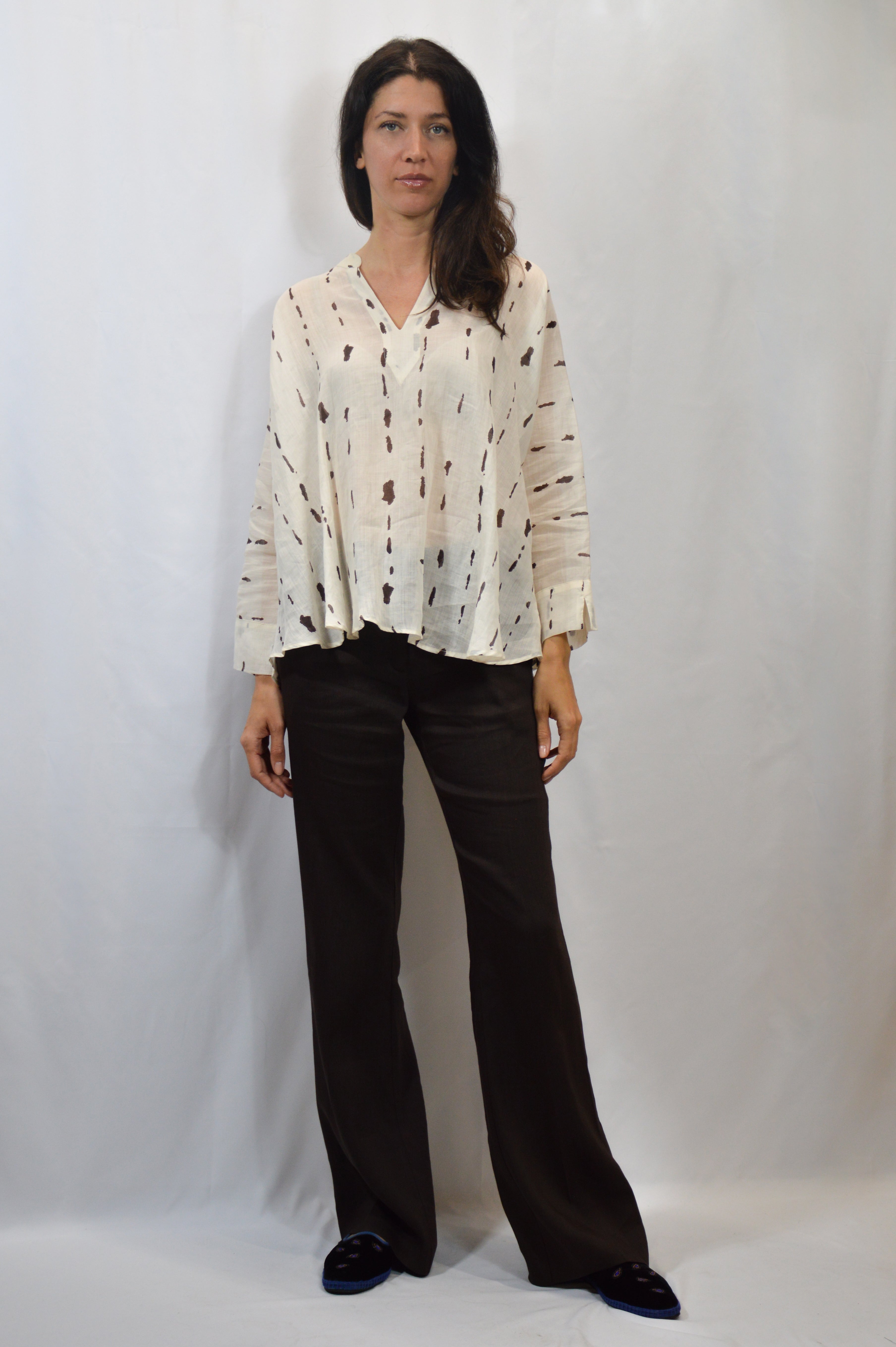 Pantalone palazzo in lino - Ottod’ame