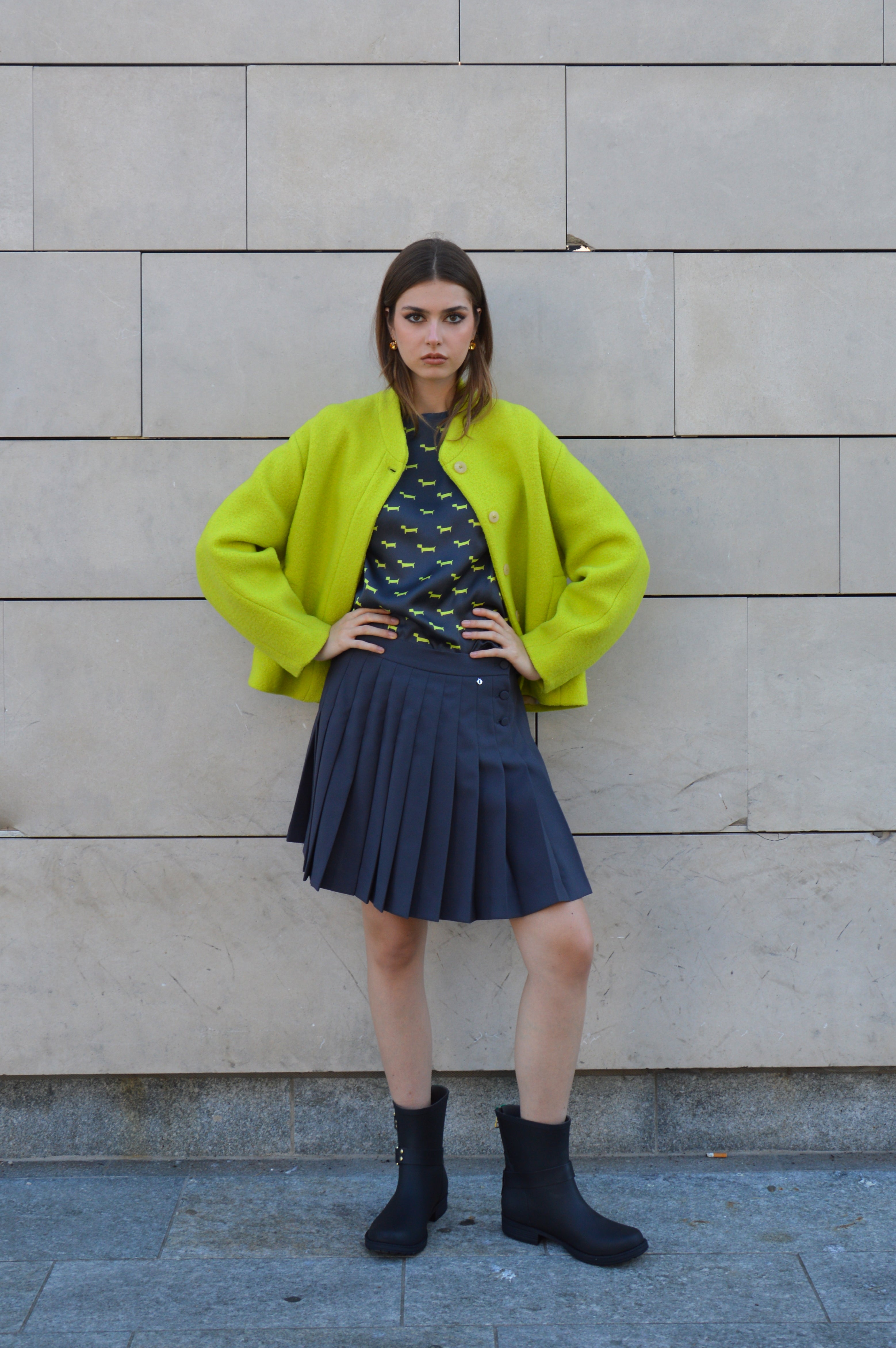 Giacca corta in lana cotta - Ottod'Ame