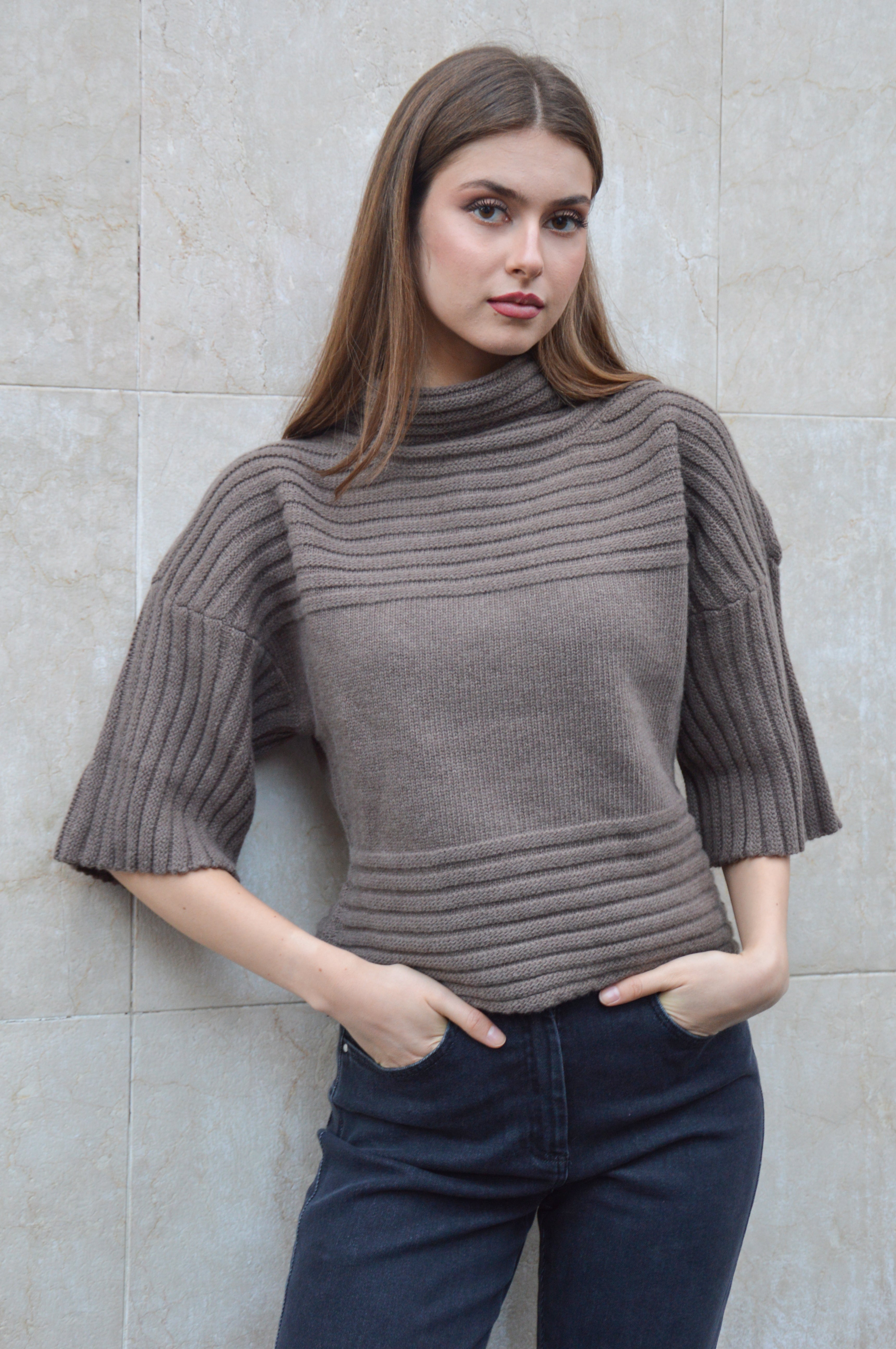 Maglione poncho - Filò