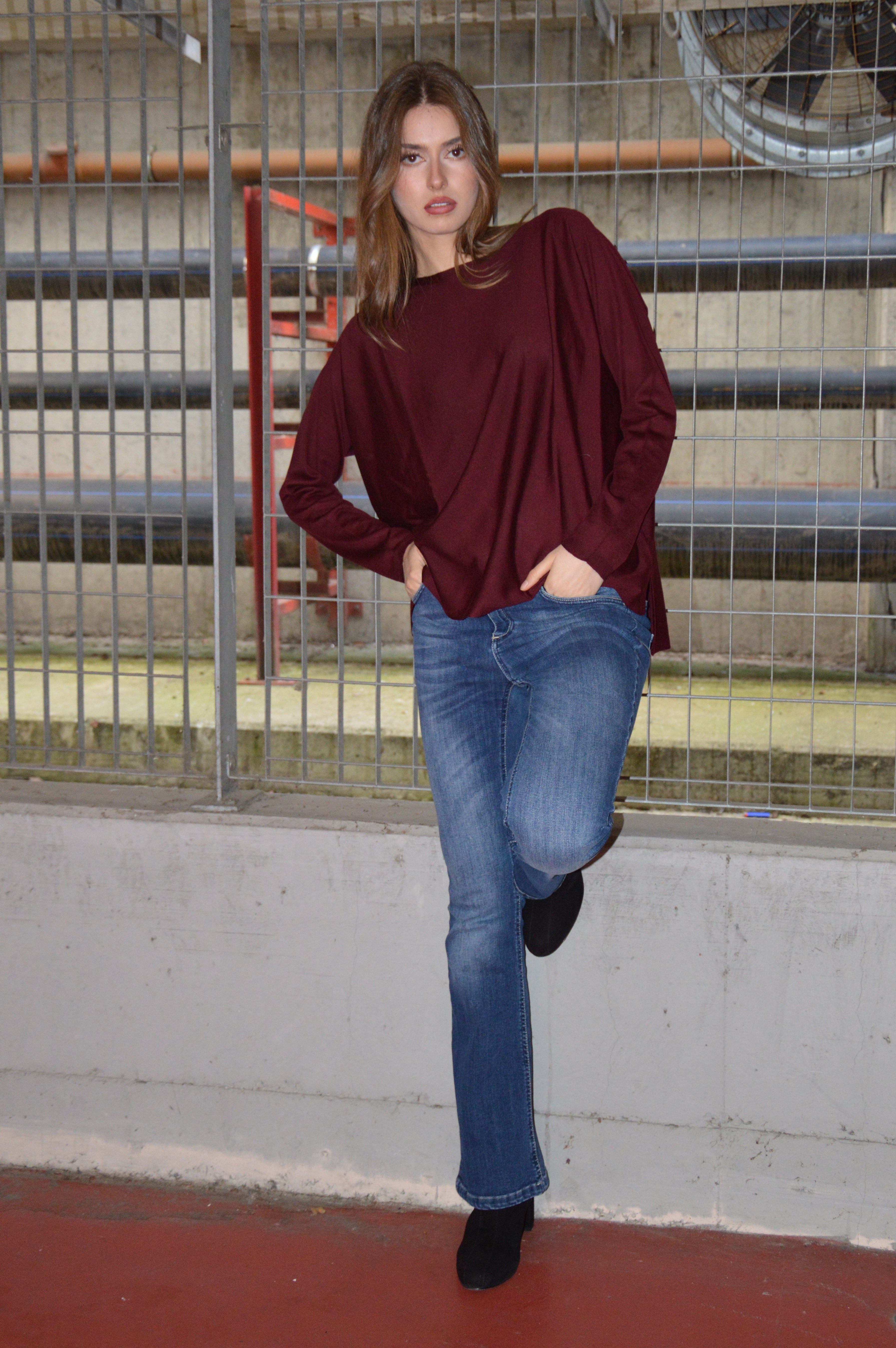 Maglione maxi spacchi - Mìa Basic