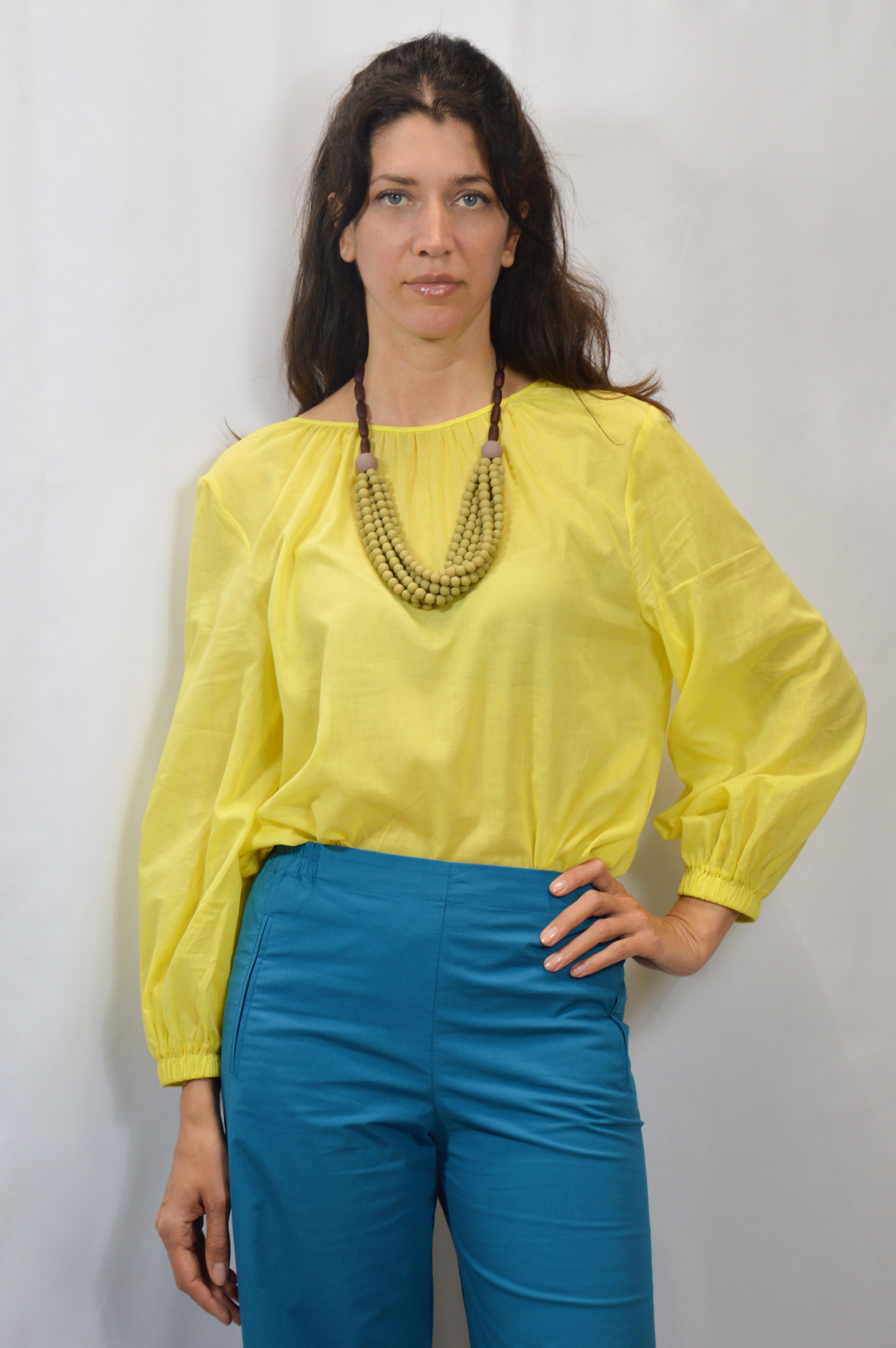 Blusa maniche sbuffo - Niú