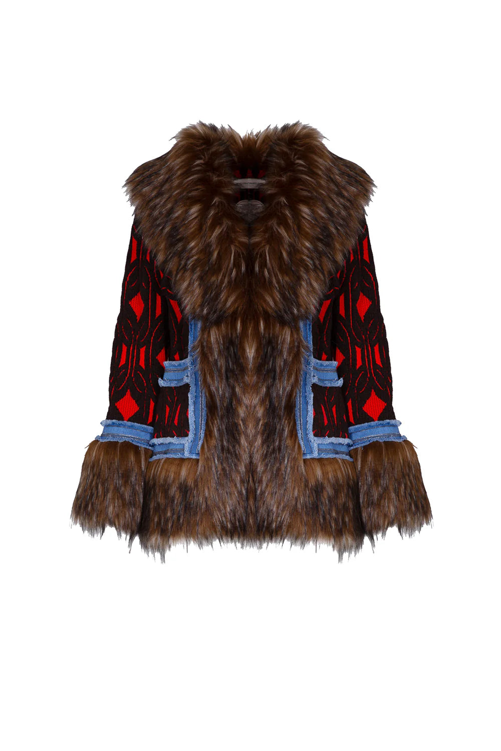 Cappotto corto alpaca fantasia - The extreme collection