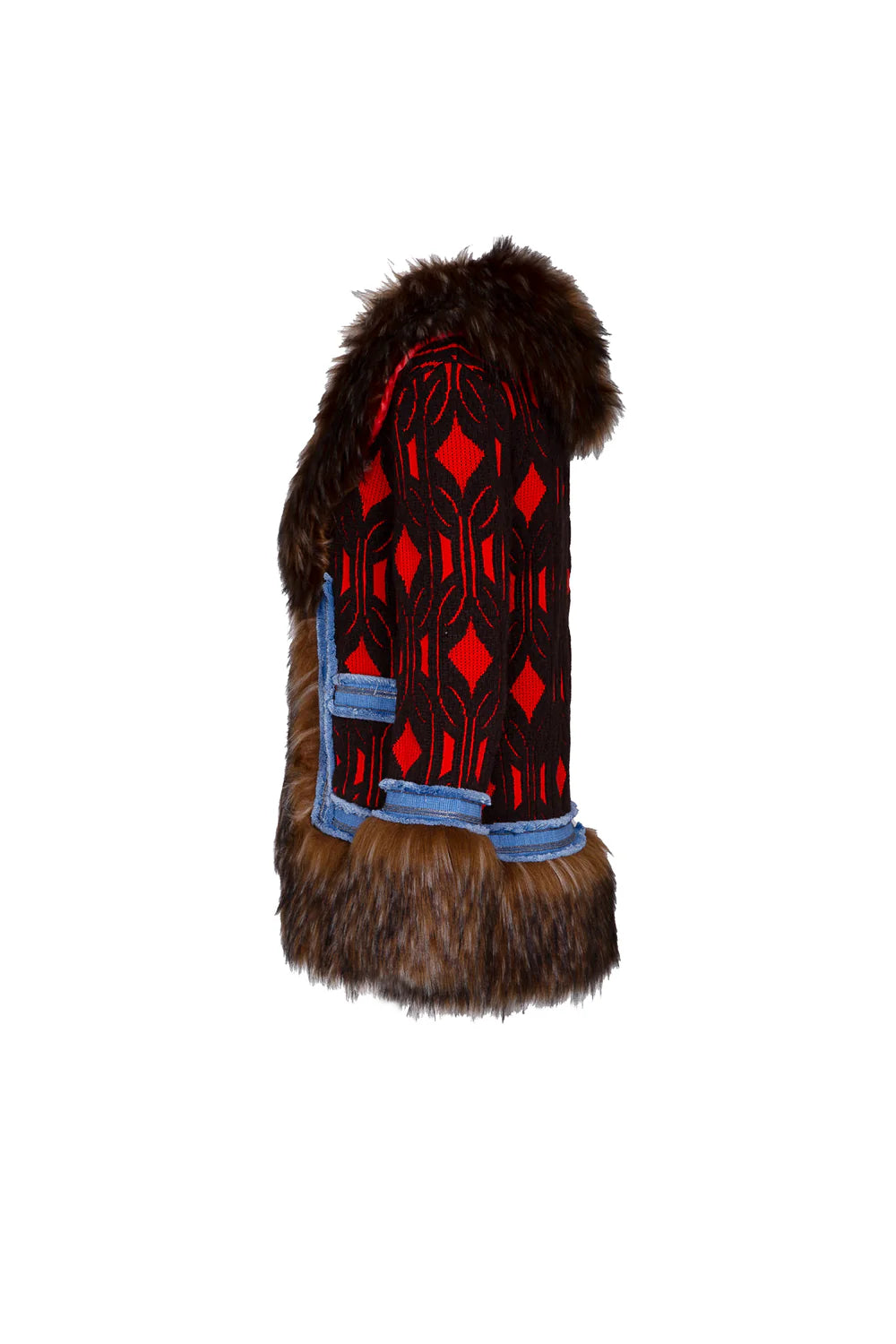 Cappotto corto alpaca fantasia - The extreme collection