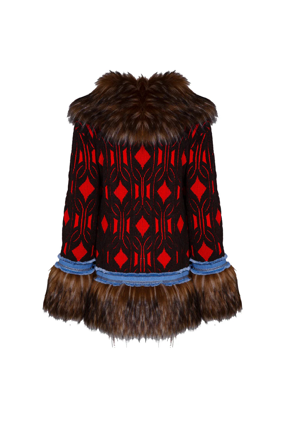 Cappotto corto alpaca fantasia - The extreme collection