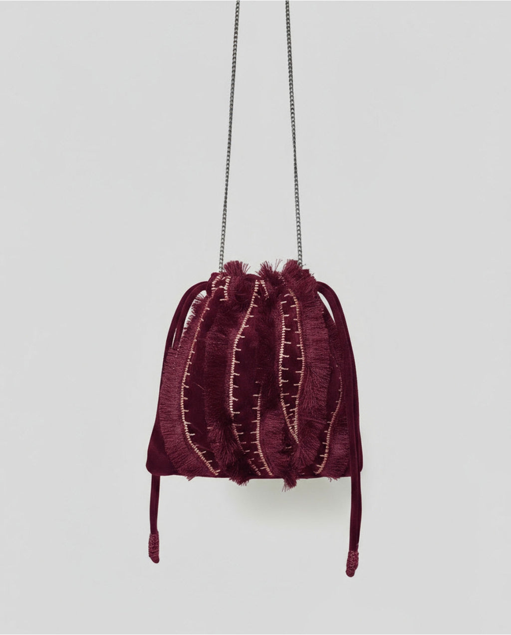 Borsa sacca in velluto - Surkana