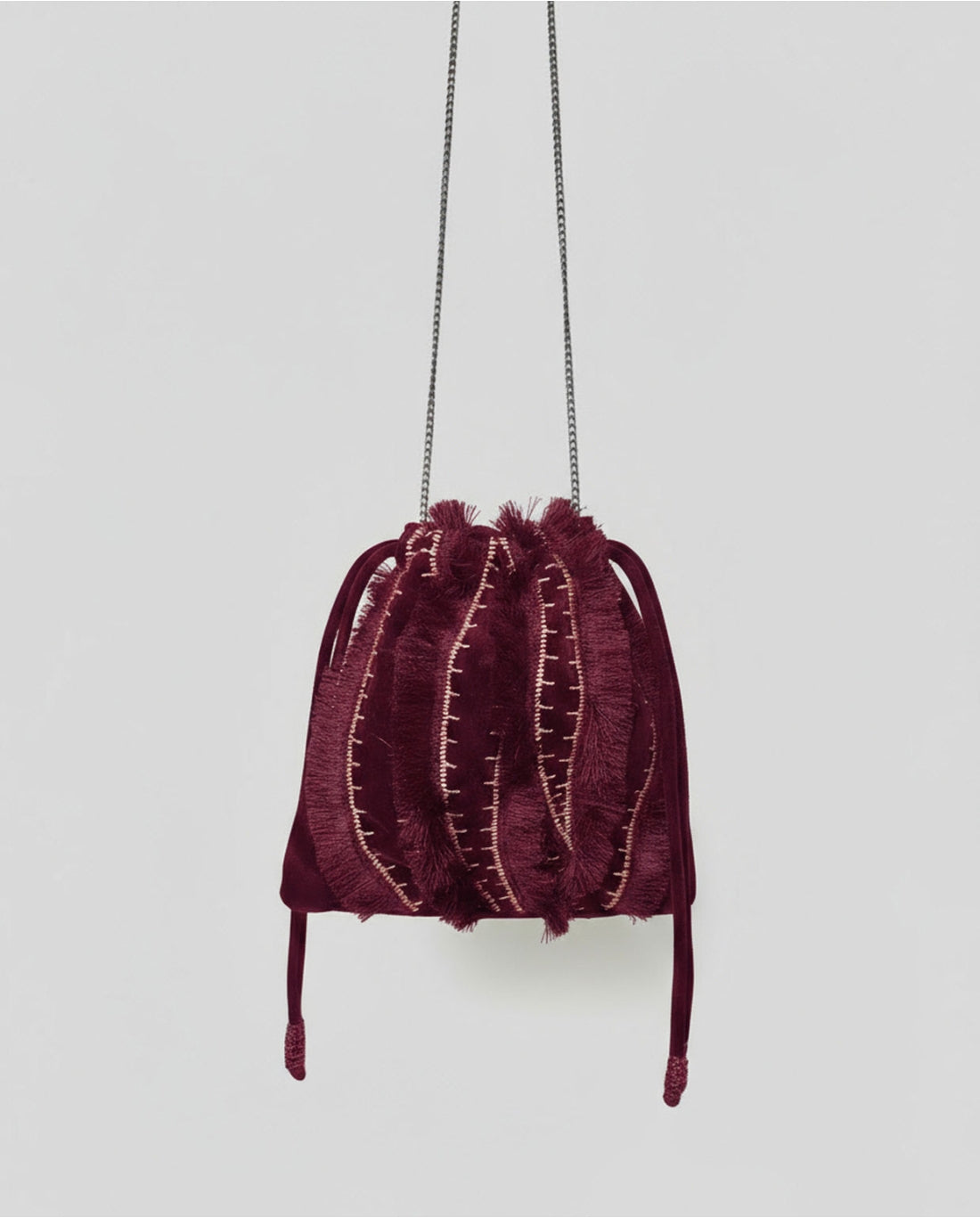 Borsa sacca in velluto - Surkana
