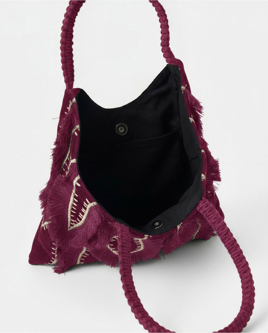 Borsa trapezio in velluto - Surkana