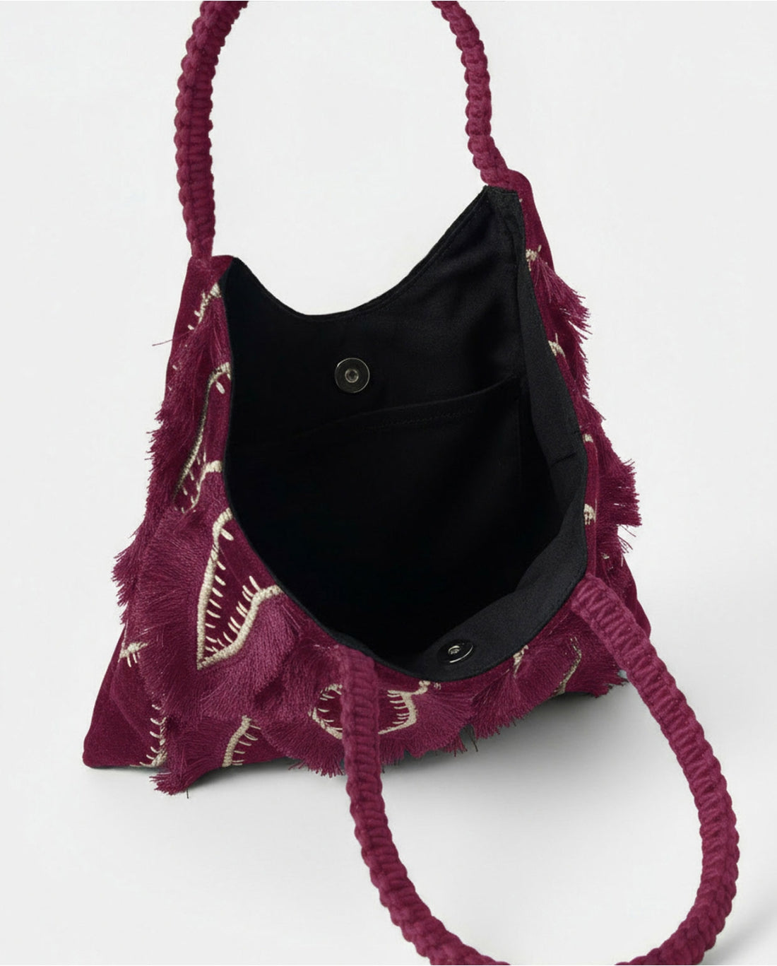 Borsa trapezio in velluto - Surkana