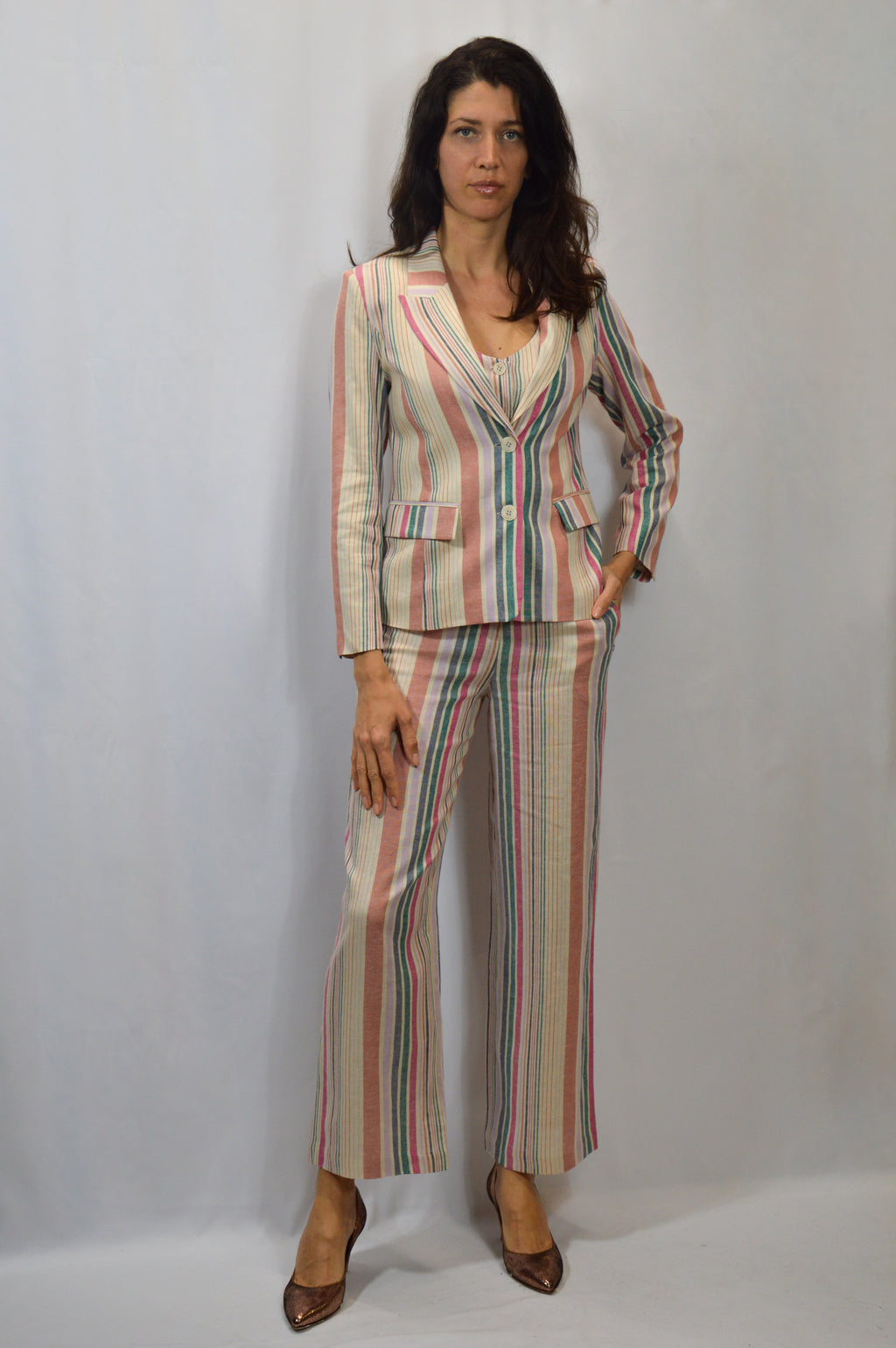 BLAZER A RIGHE - SURKANA