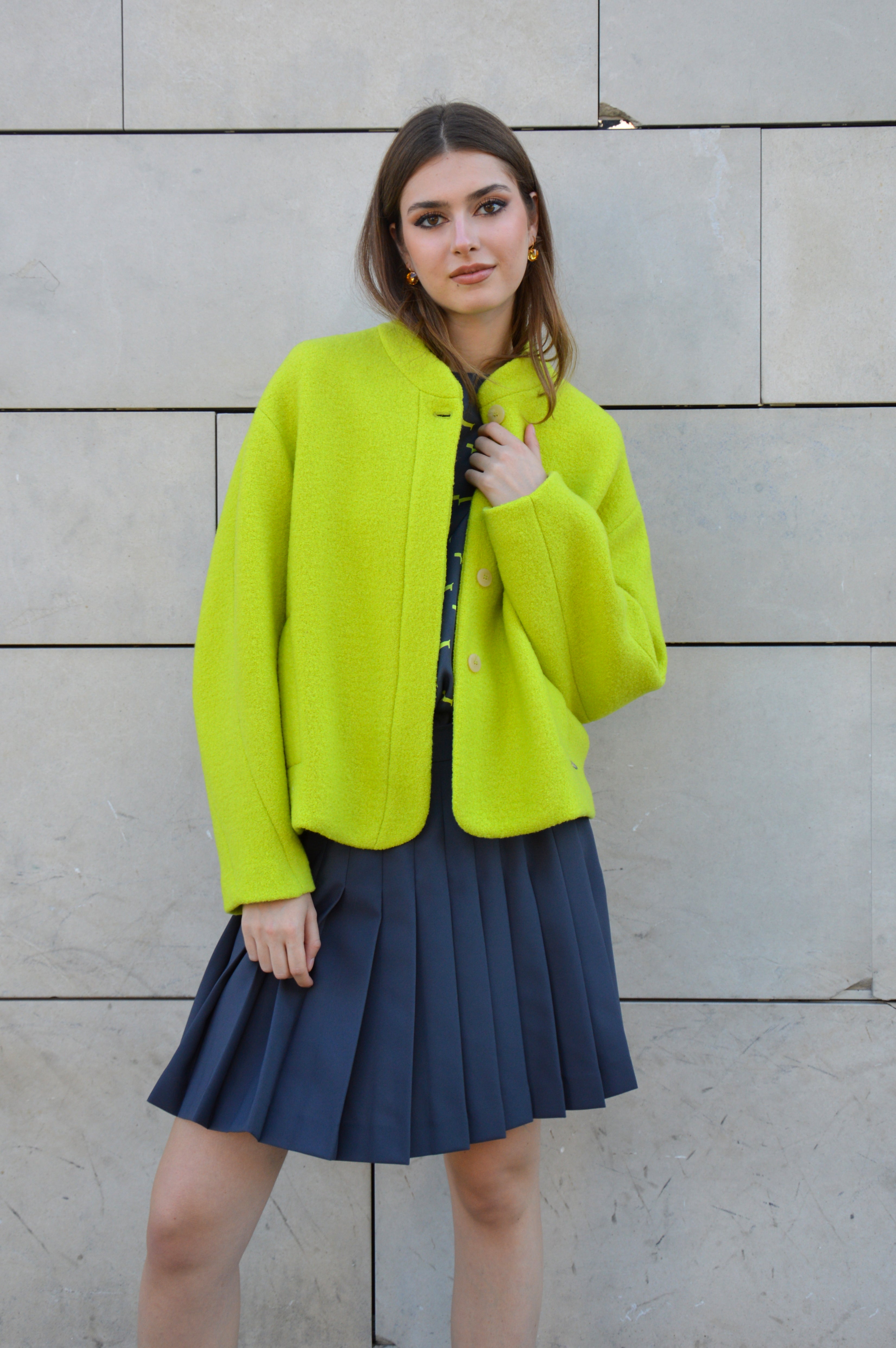 Giacca corta in lana cotta - Ottod'Ame