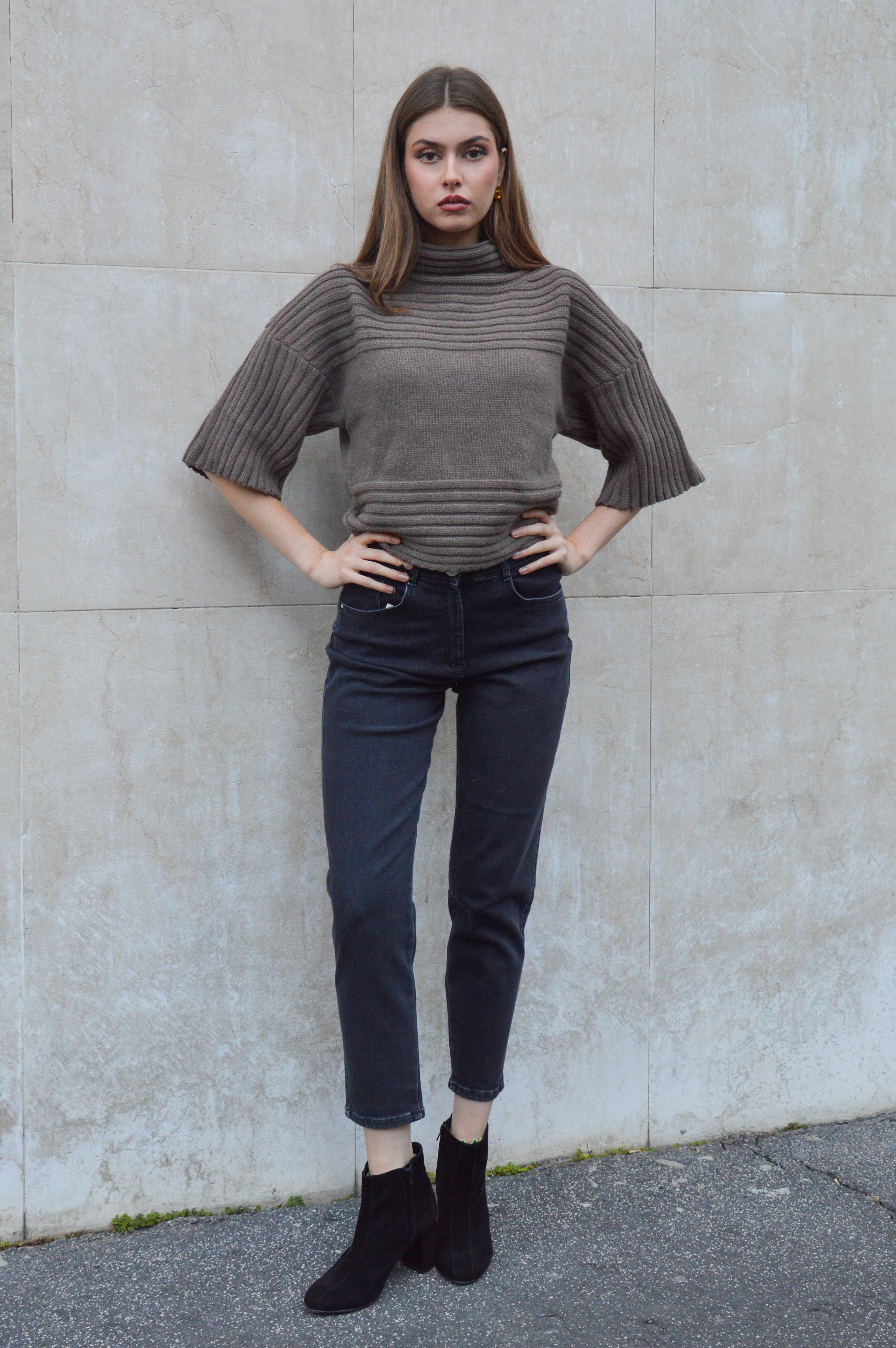 Maglione poncho - Filò