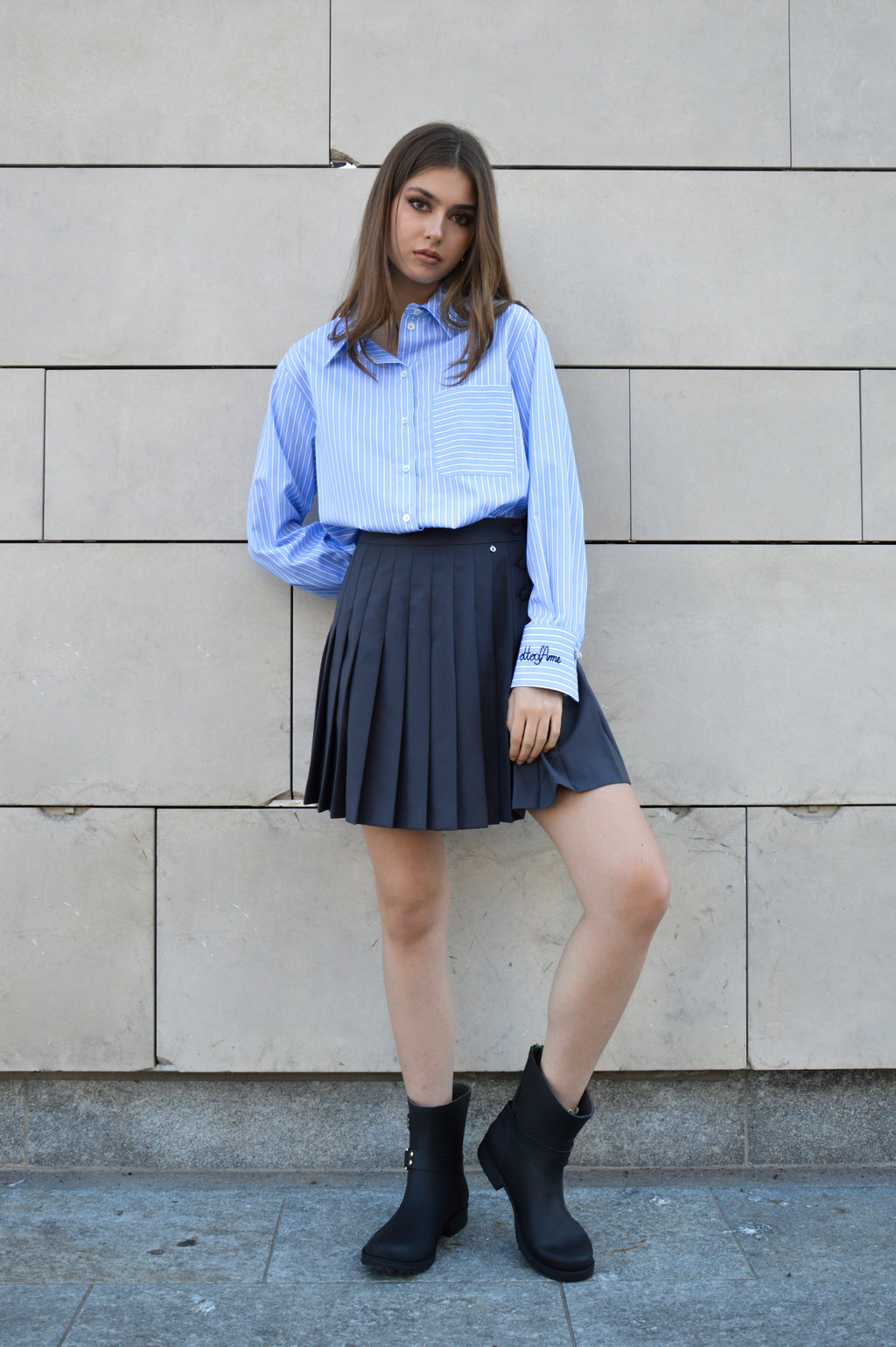 Camicia cropped in cotone - Ottod'ame
