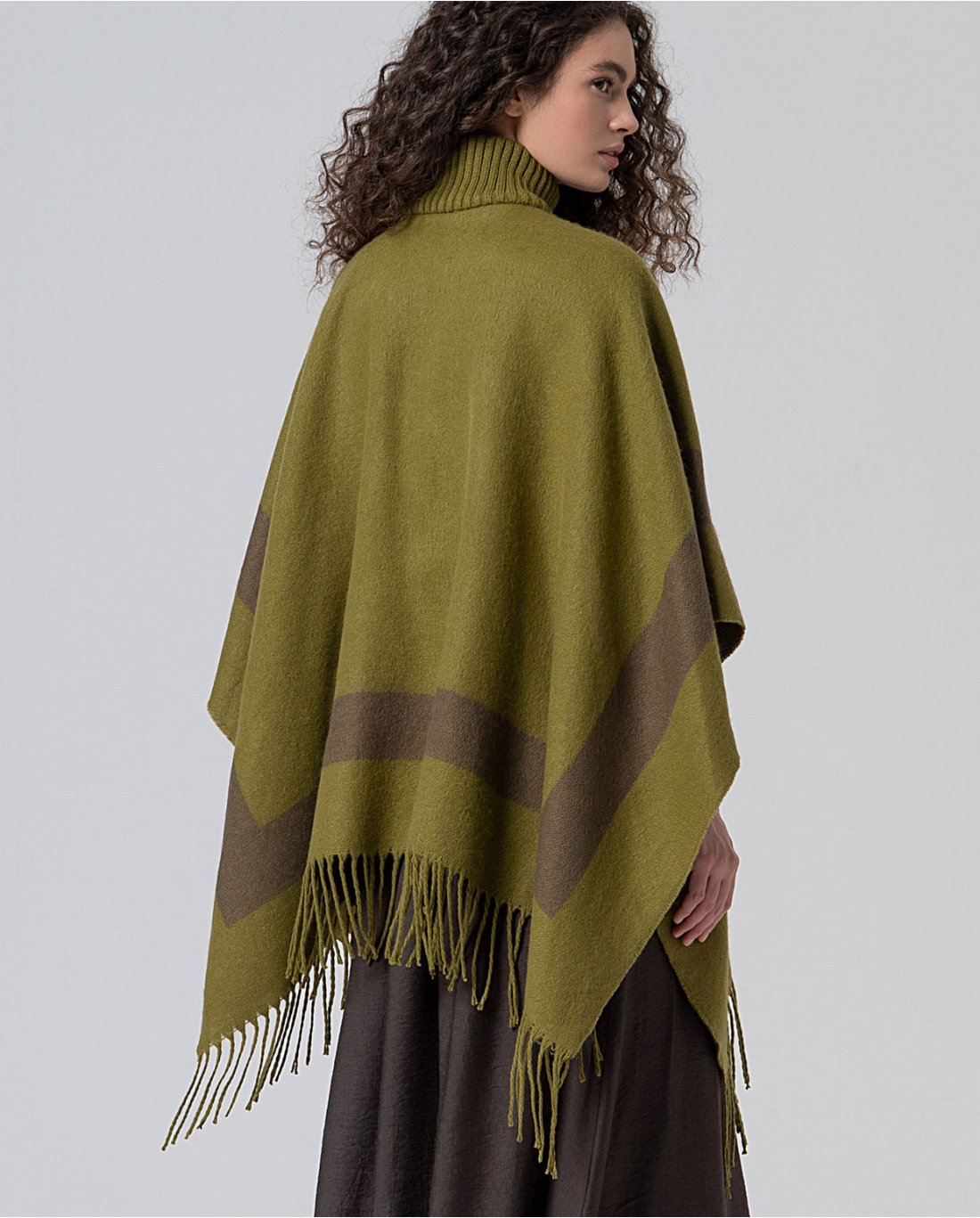 Poncho con frange - Surkana