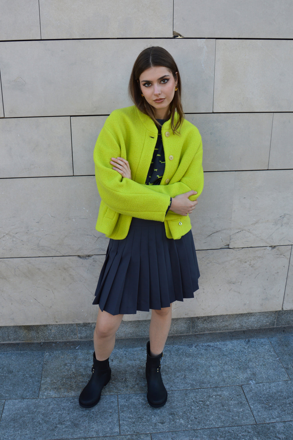 Giacca corta in lana cotta - Ottod'Ame