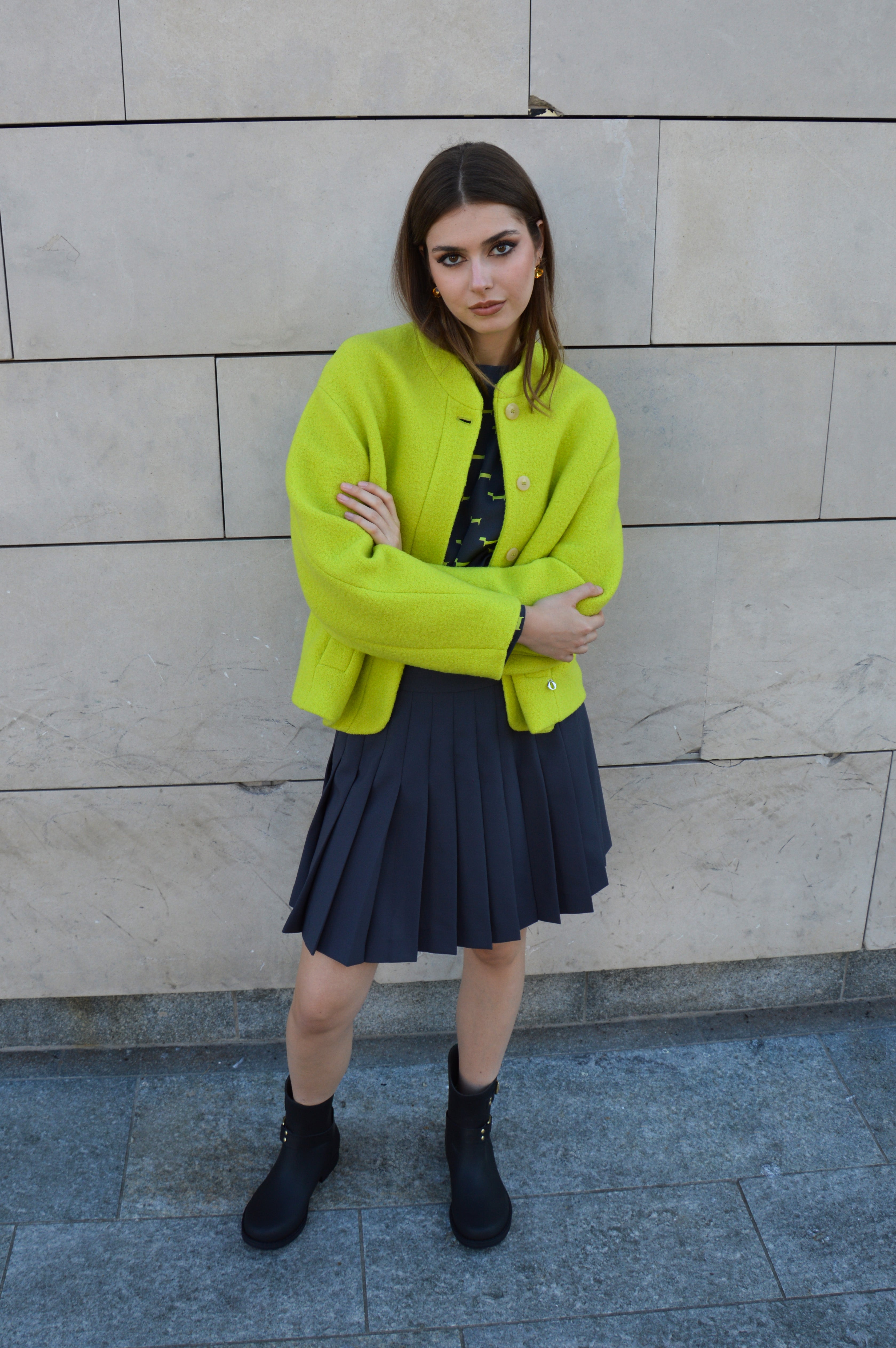 Giacca corta in lana cotta - Ottod'Ame