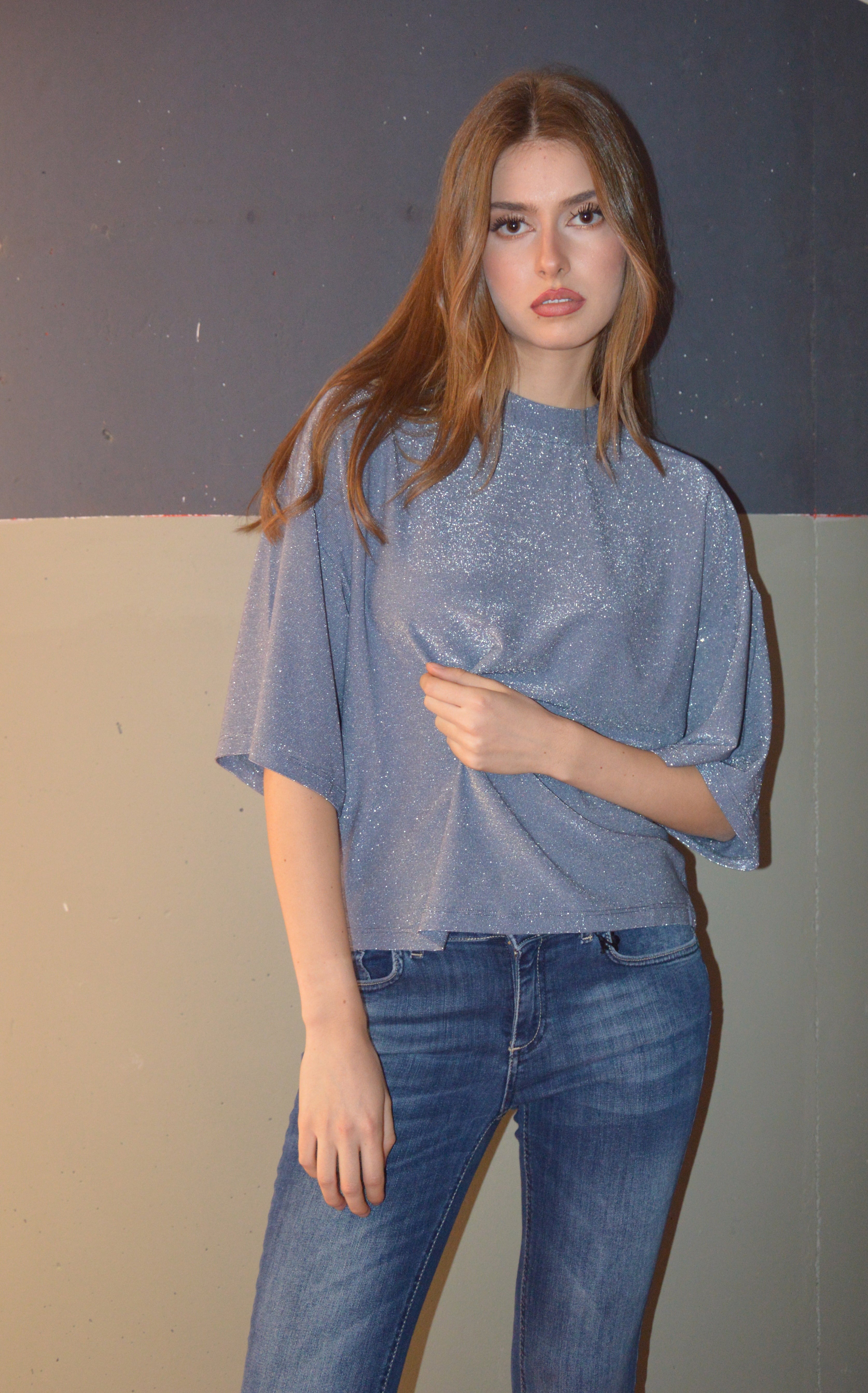 T-shirt over lurex - Niù
