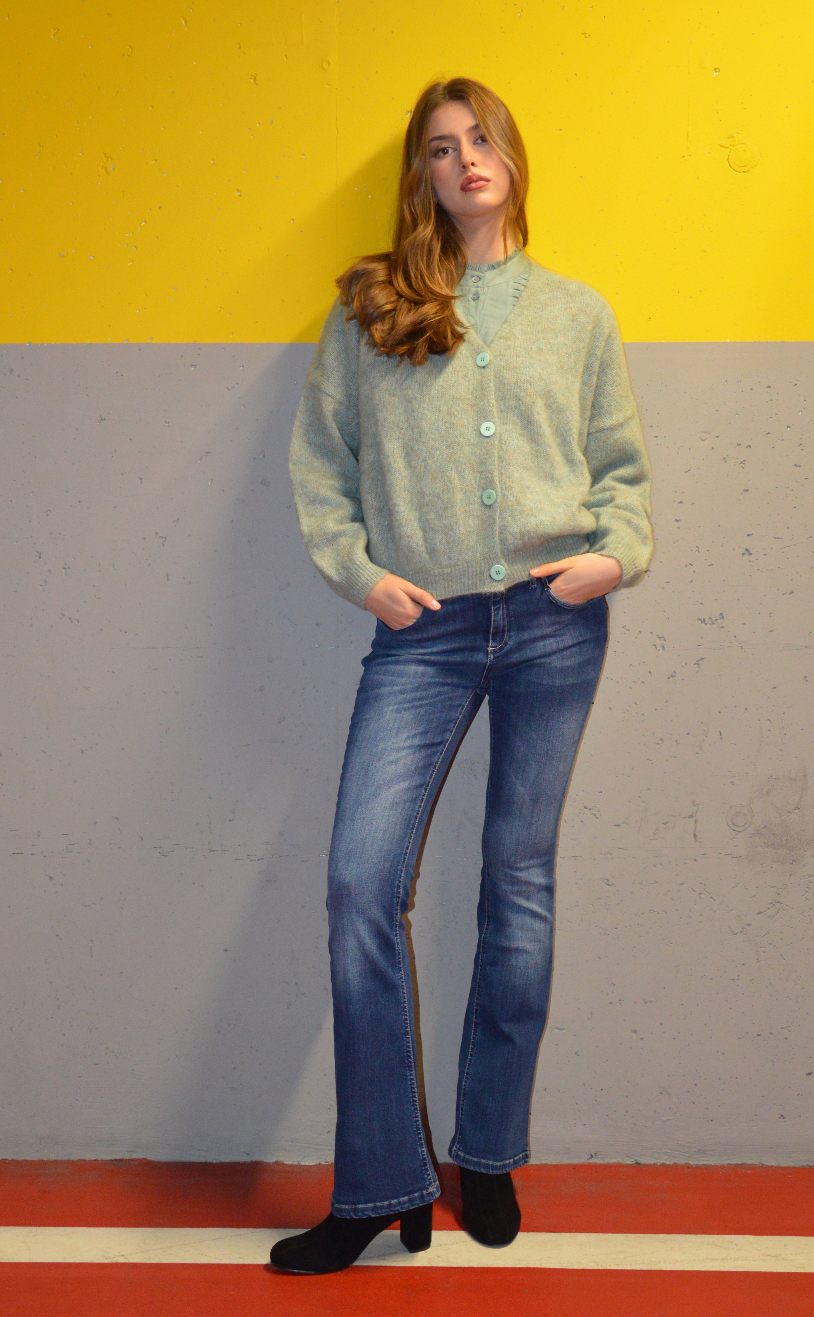 Jeans flared botton - Justmine