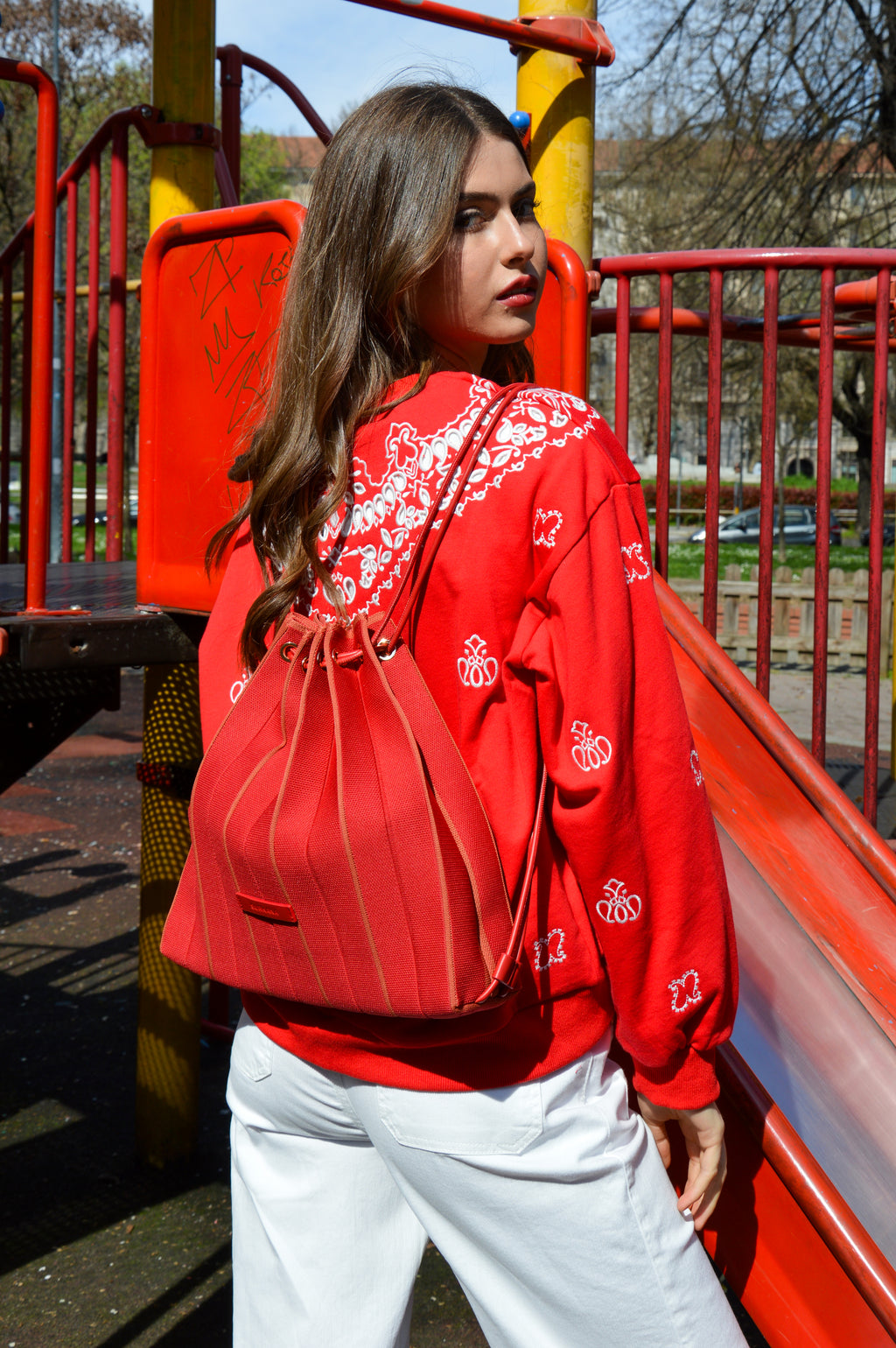 Borsa zaino in maglia - Surkana