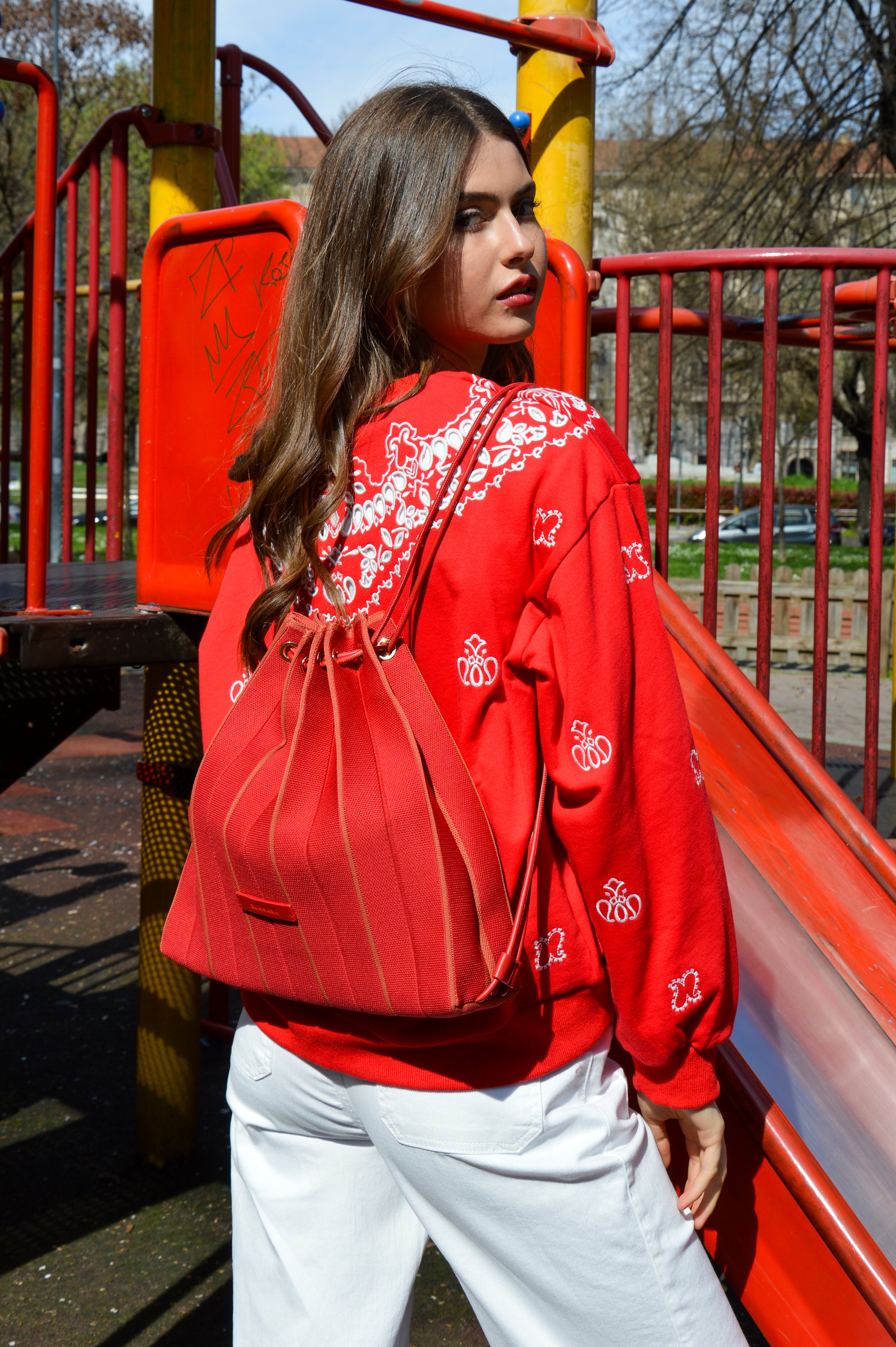 Borsa zaino in maglia - Surkana