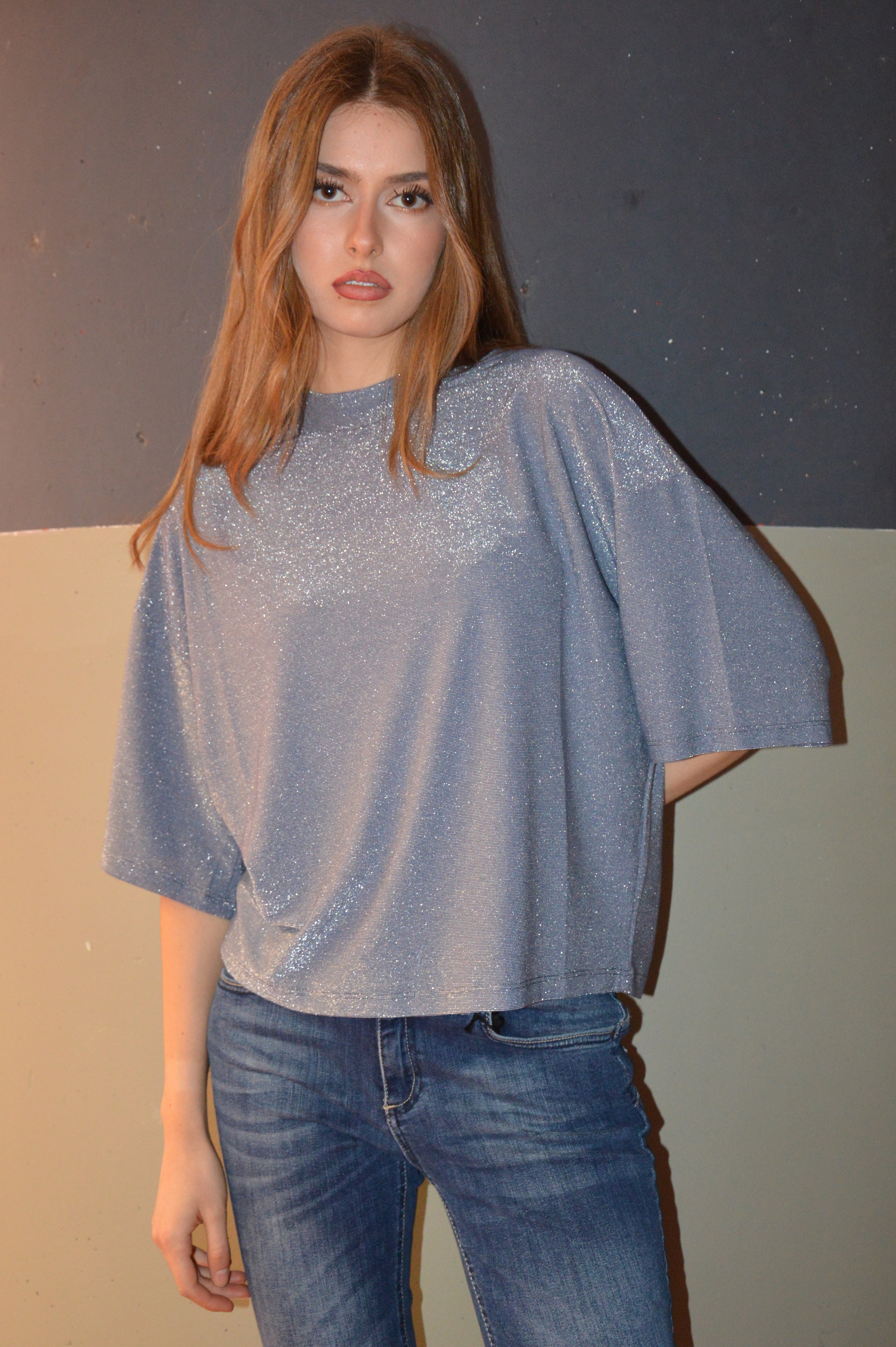 T-shirt over lurex - Niù