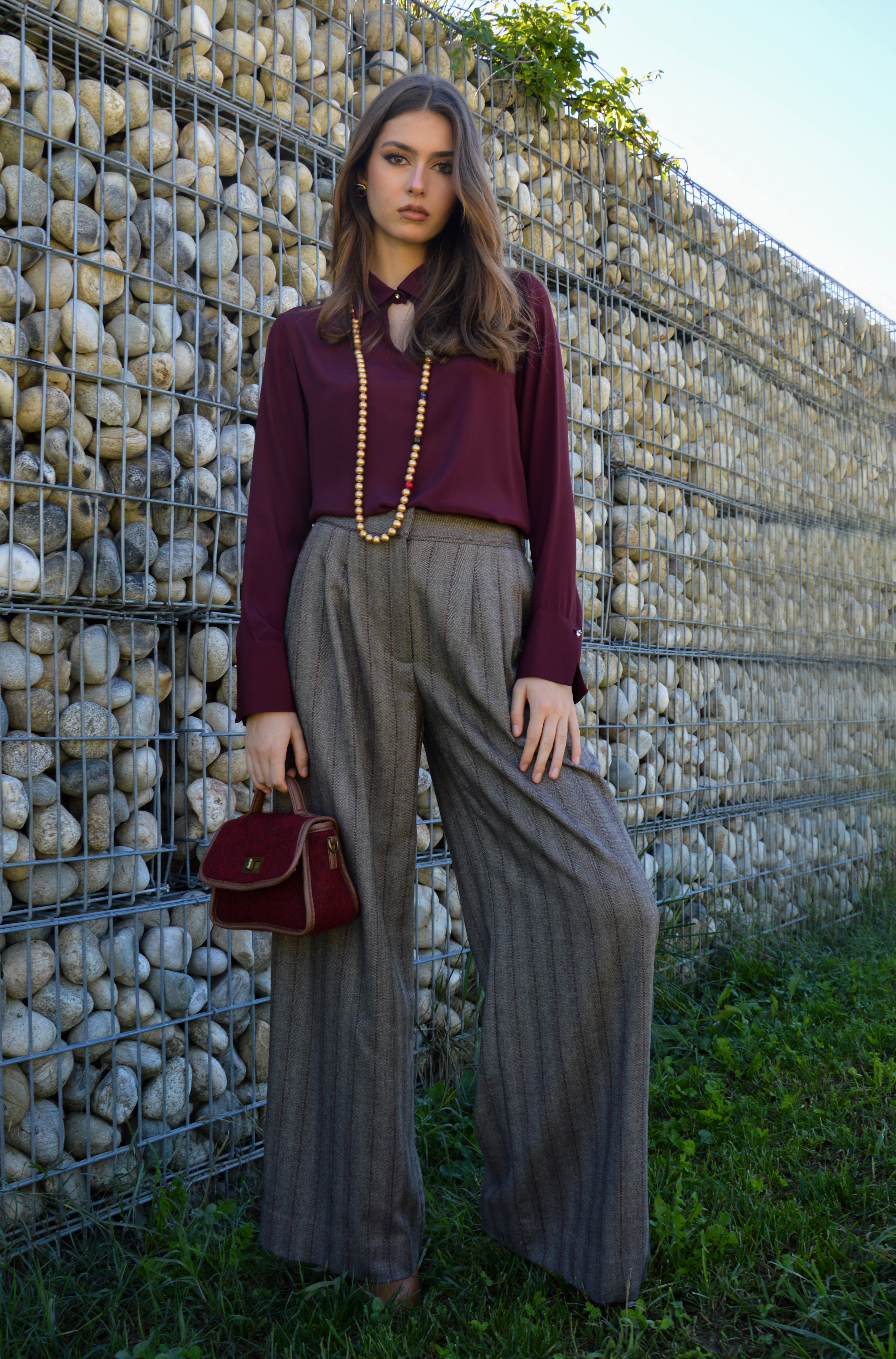 Pantalone gessato - Ottod'Ame