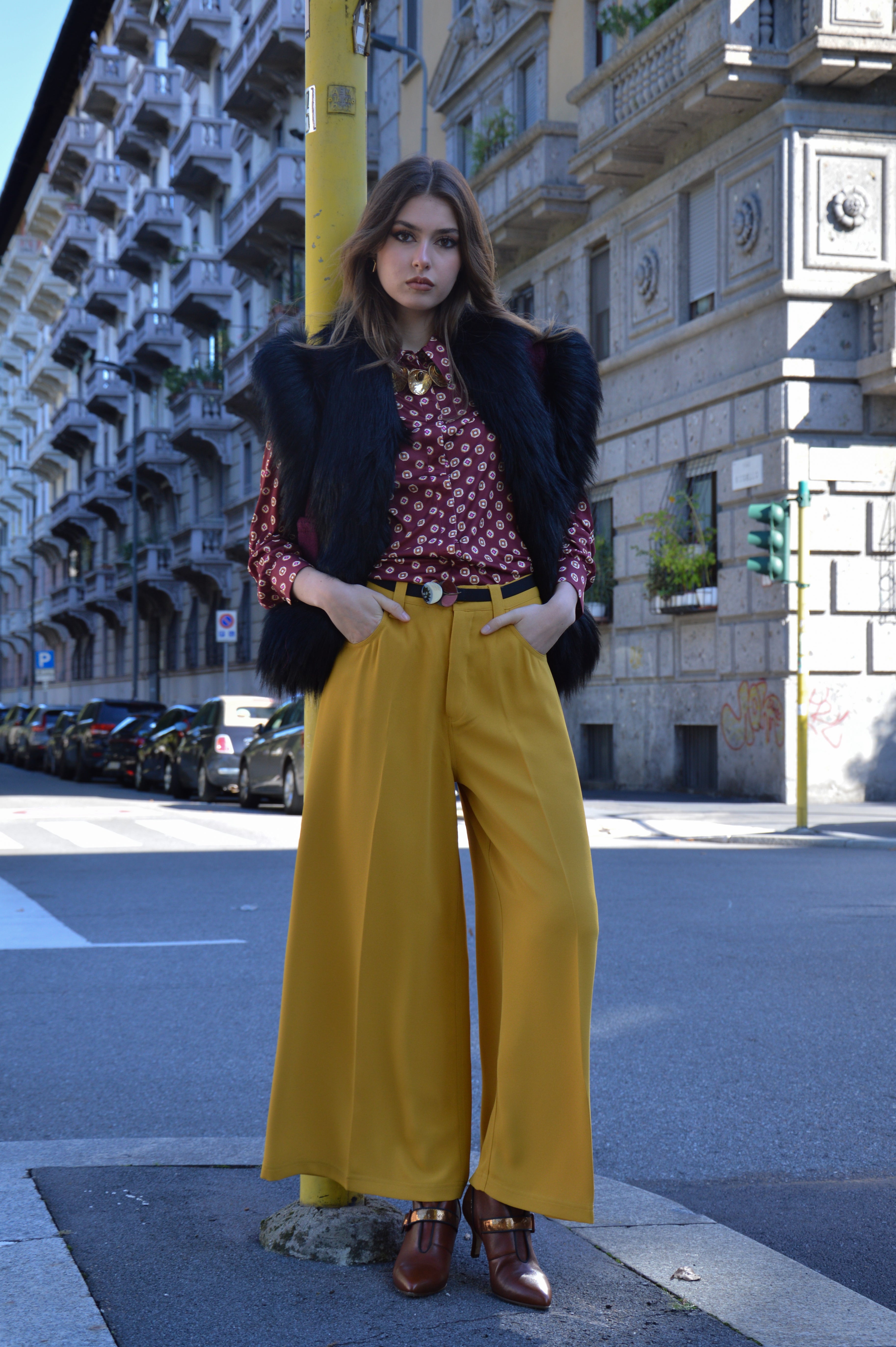 Pantalone sablé crepe - Maliparmi