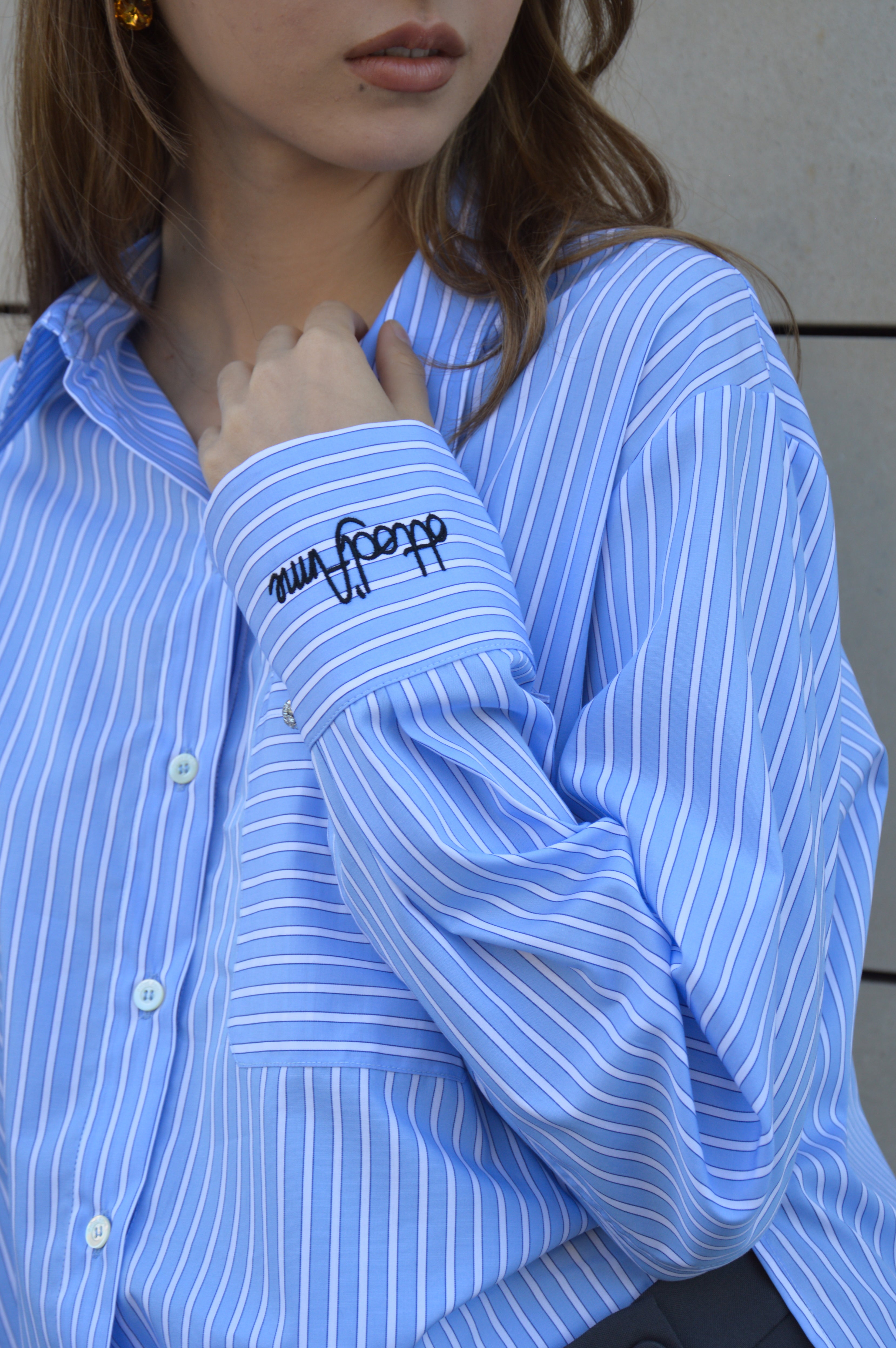 Camicia cropped in cotone - Ottod'ame