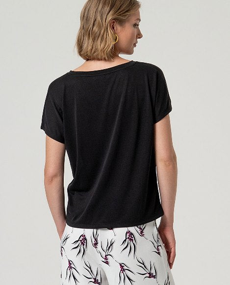 T-shirt scollo a v - Surkana