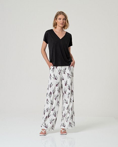 T-shirt scollo a v - Surkana