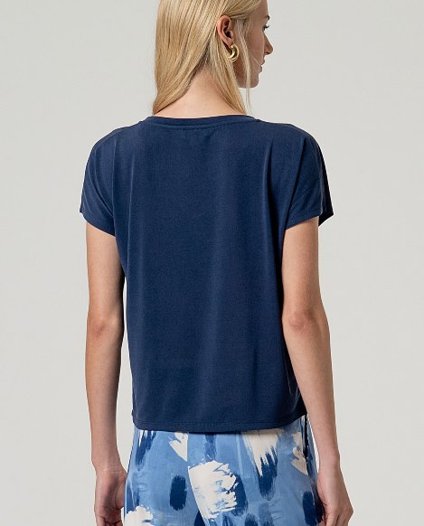 T-shirt scollo a v - Surkana