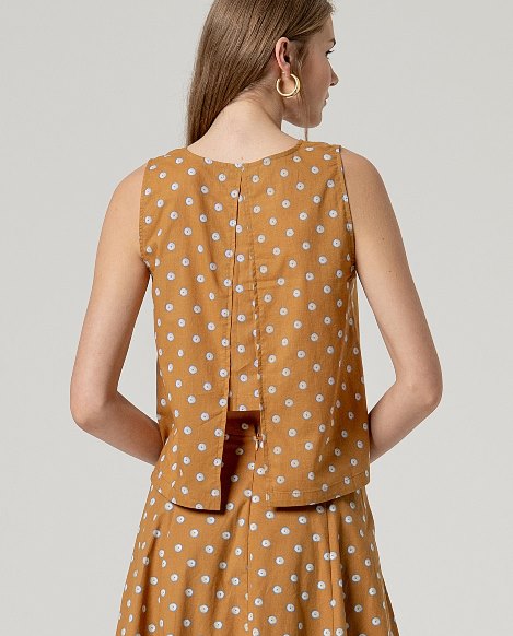 Top senza maniche fantasia - Surkana