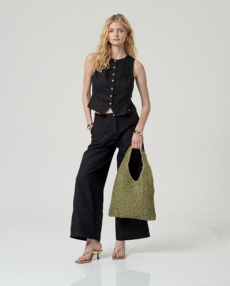 Gilet scollo rotondo - Surkana