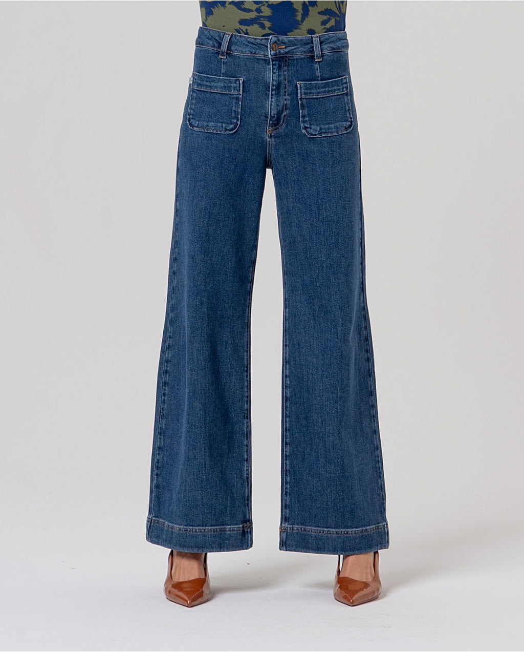Jeans ampi con tasche - Surkana