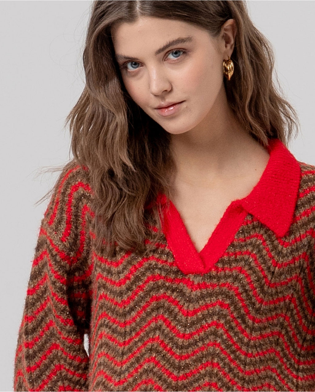 Maglione collo polo - Surkana