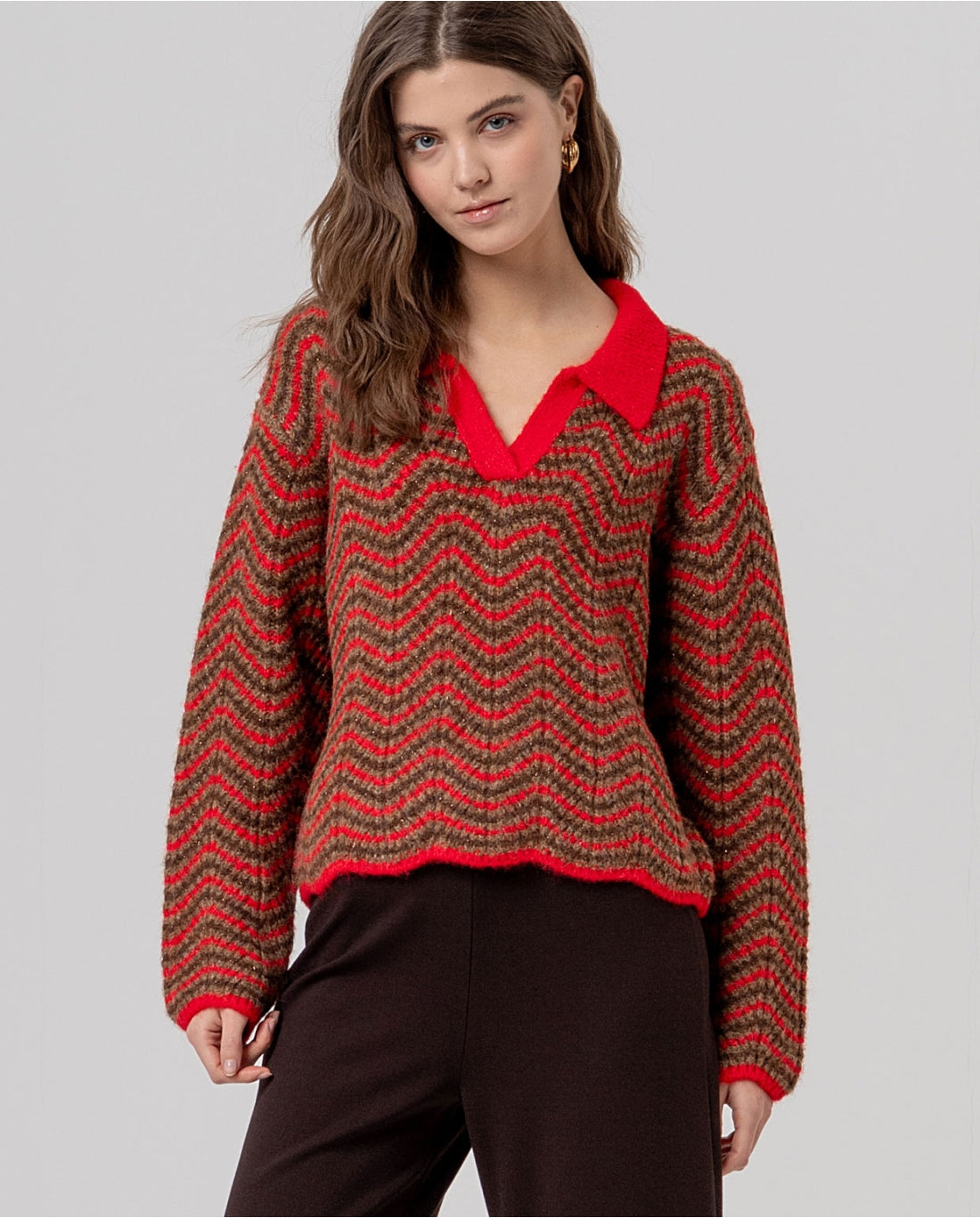 Maglione collo polo - Surkana