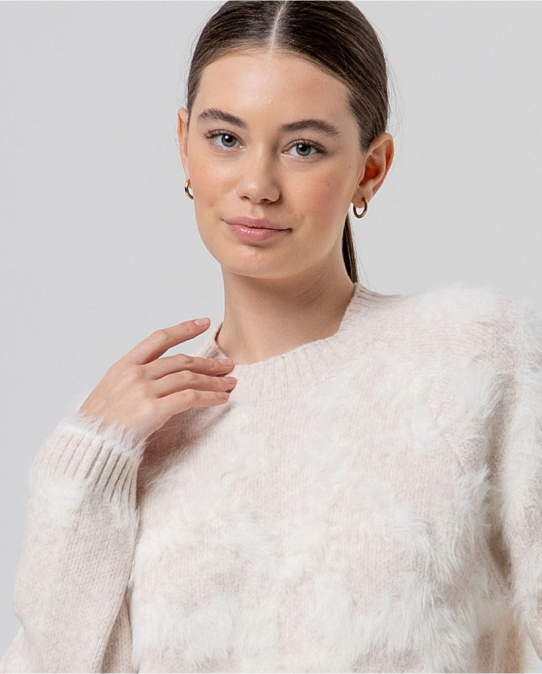 Maglione girocollo jacquard - Surkana