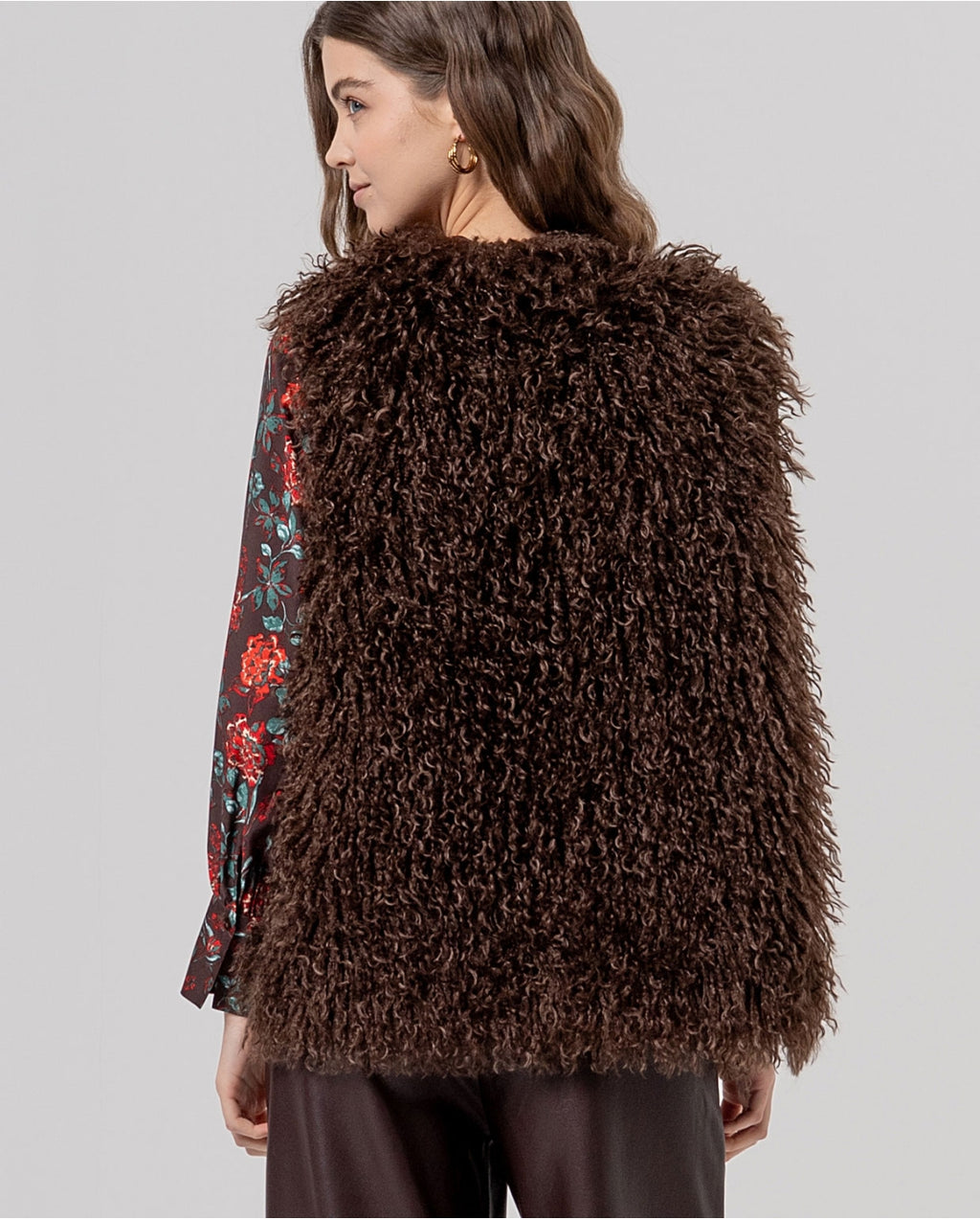 Gilet in pelliccia a pelo lungo - Surkana