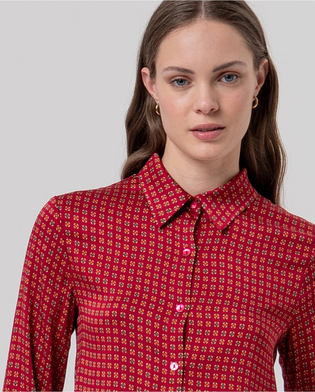 Camicia ampia con stampa - Surkana