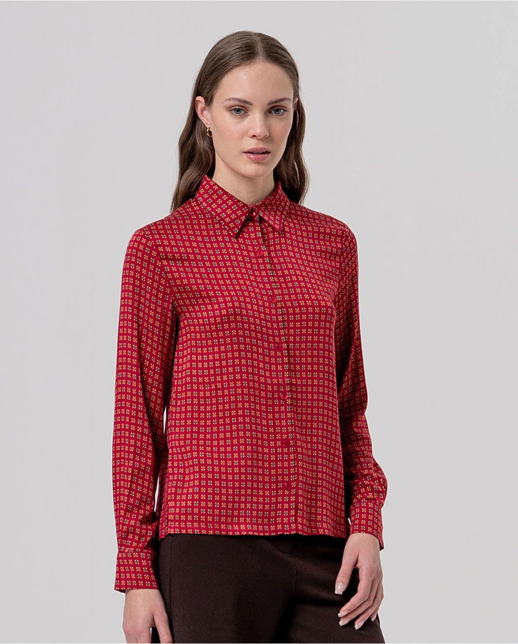 Camicia ampia con stampa - Surkana