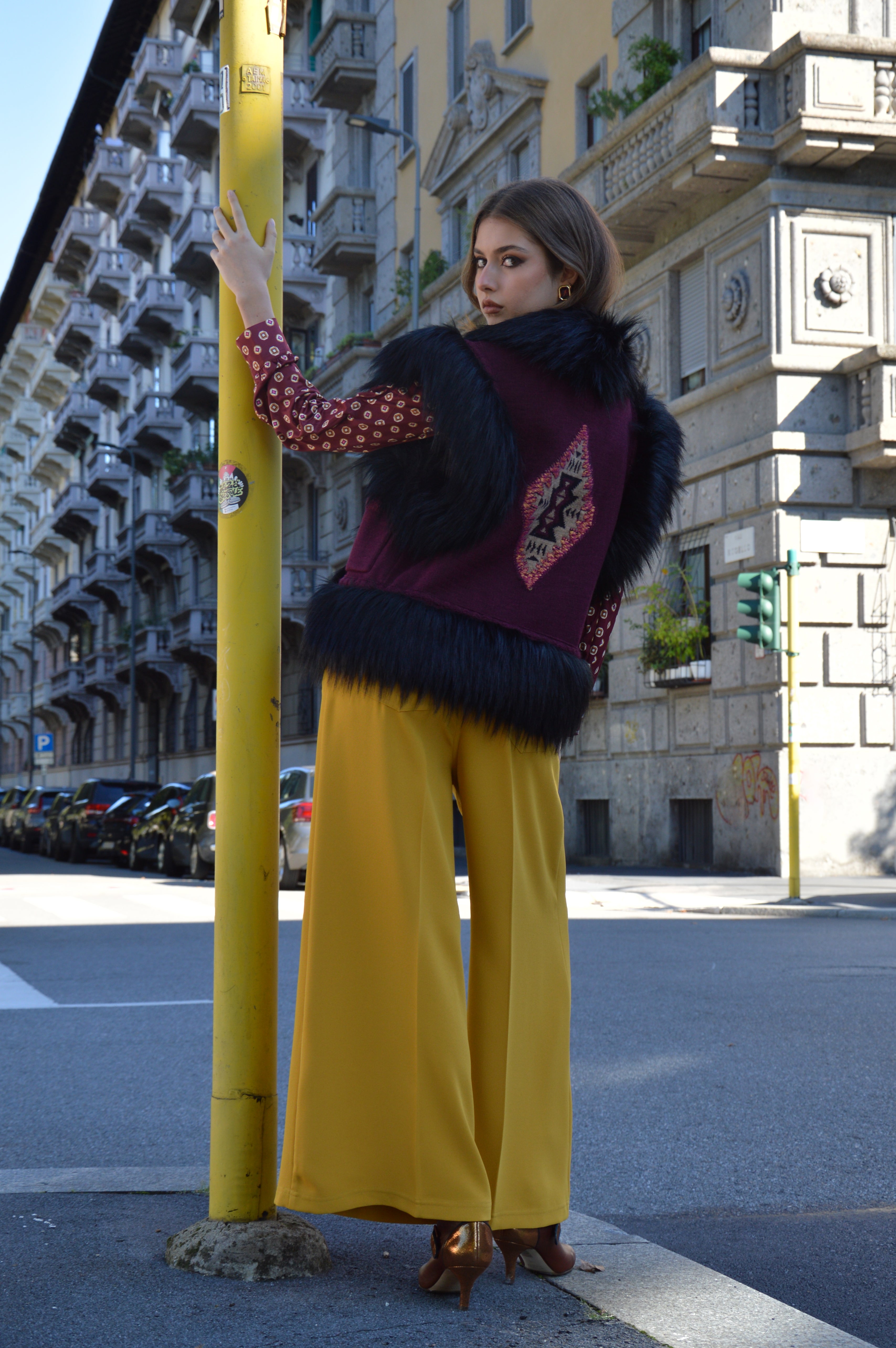 Gilet corto alpaca - The extreme collection