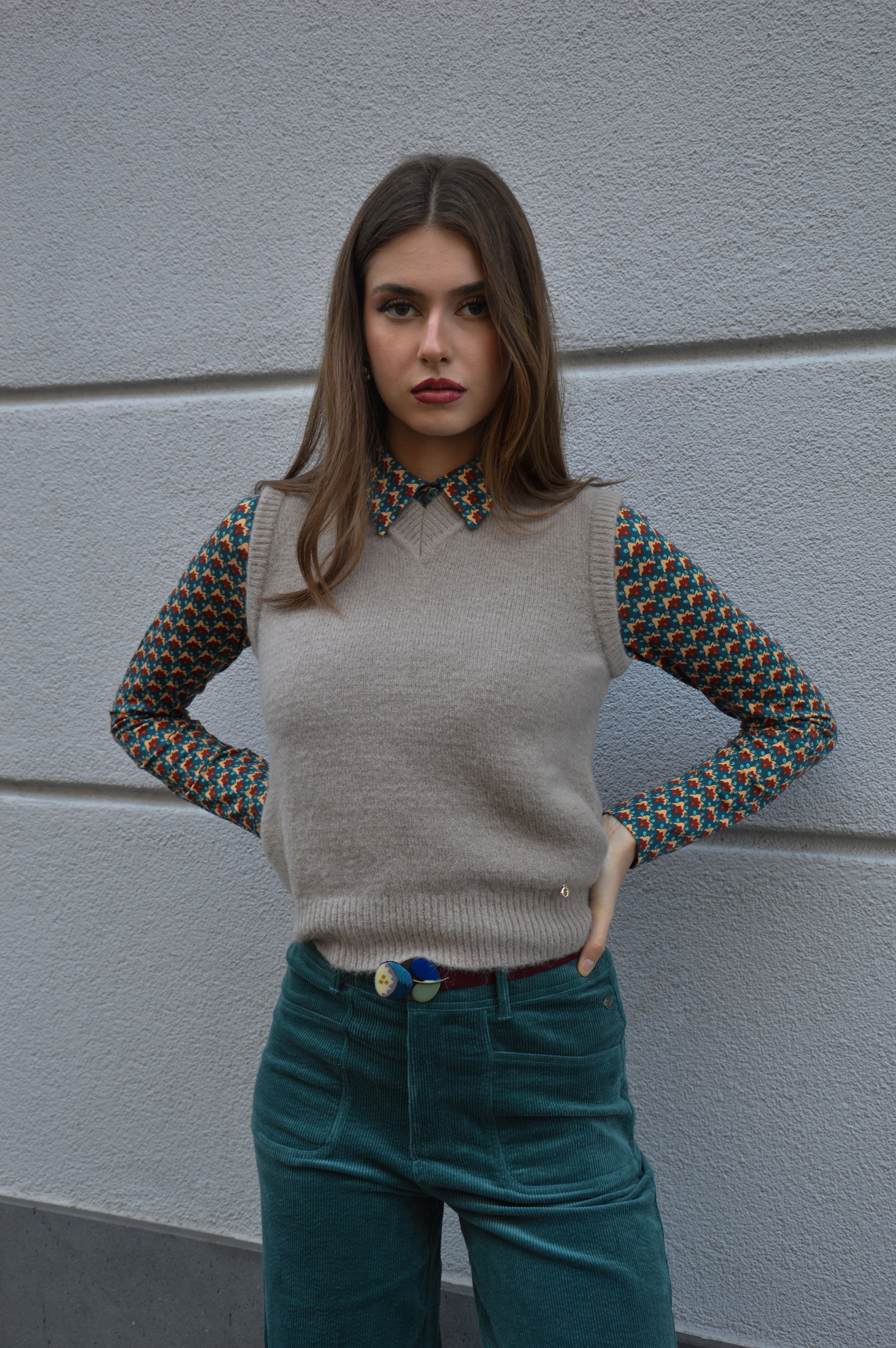 Gilet in misto lana - Ottod'Ame